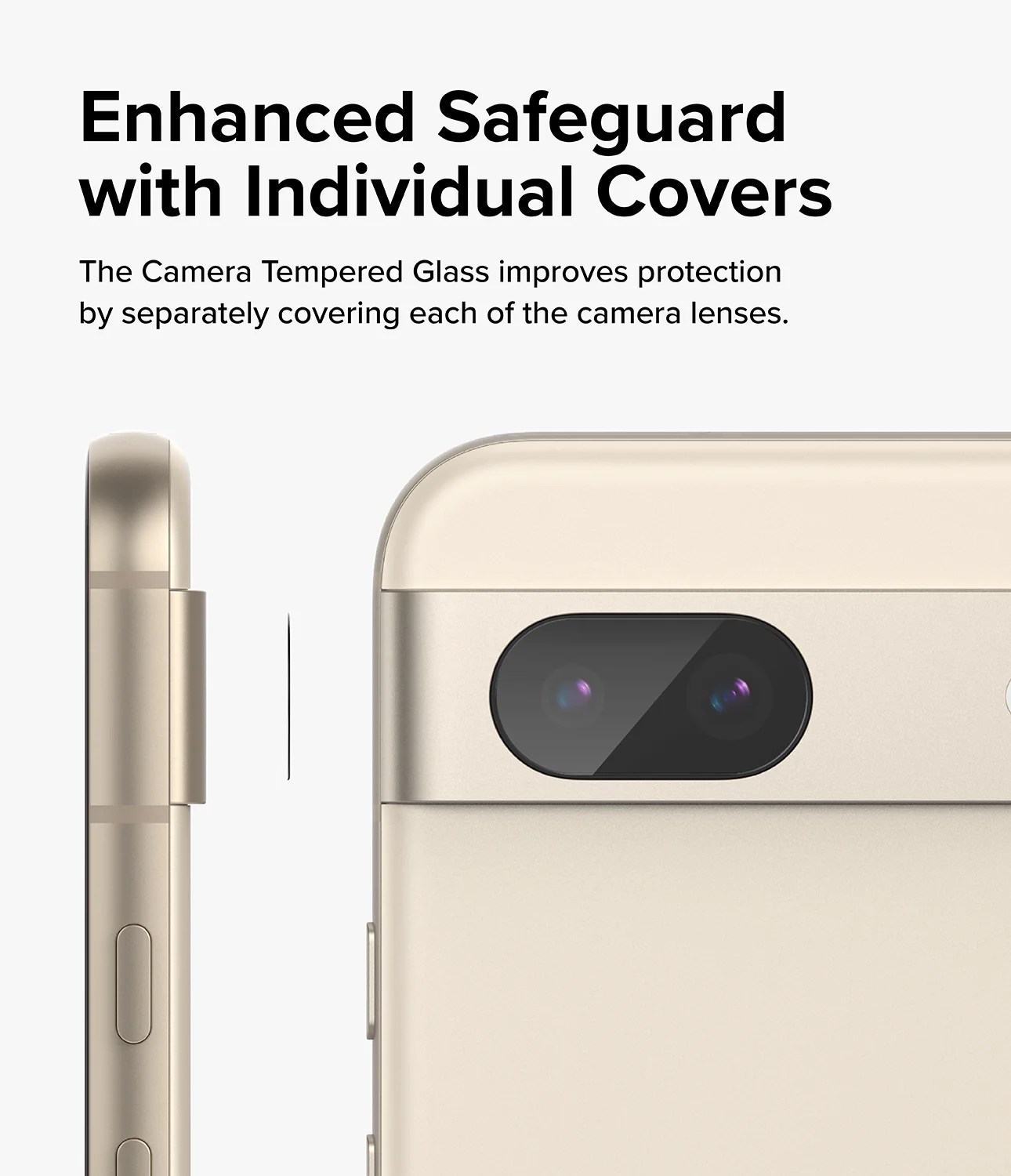 Google Pixel 8a Camera Lens Protector | Glass (3 Pack) - Image 8