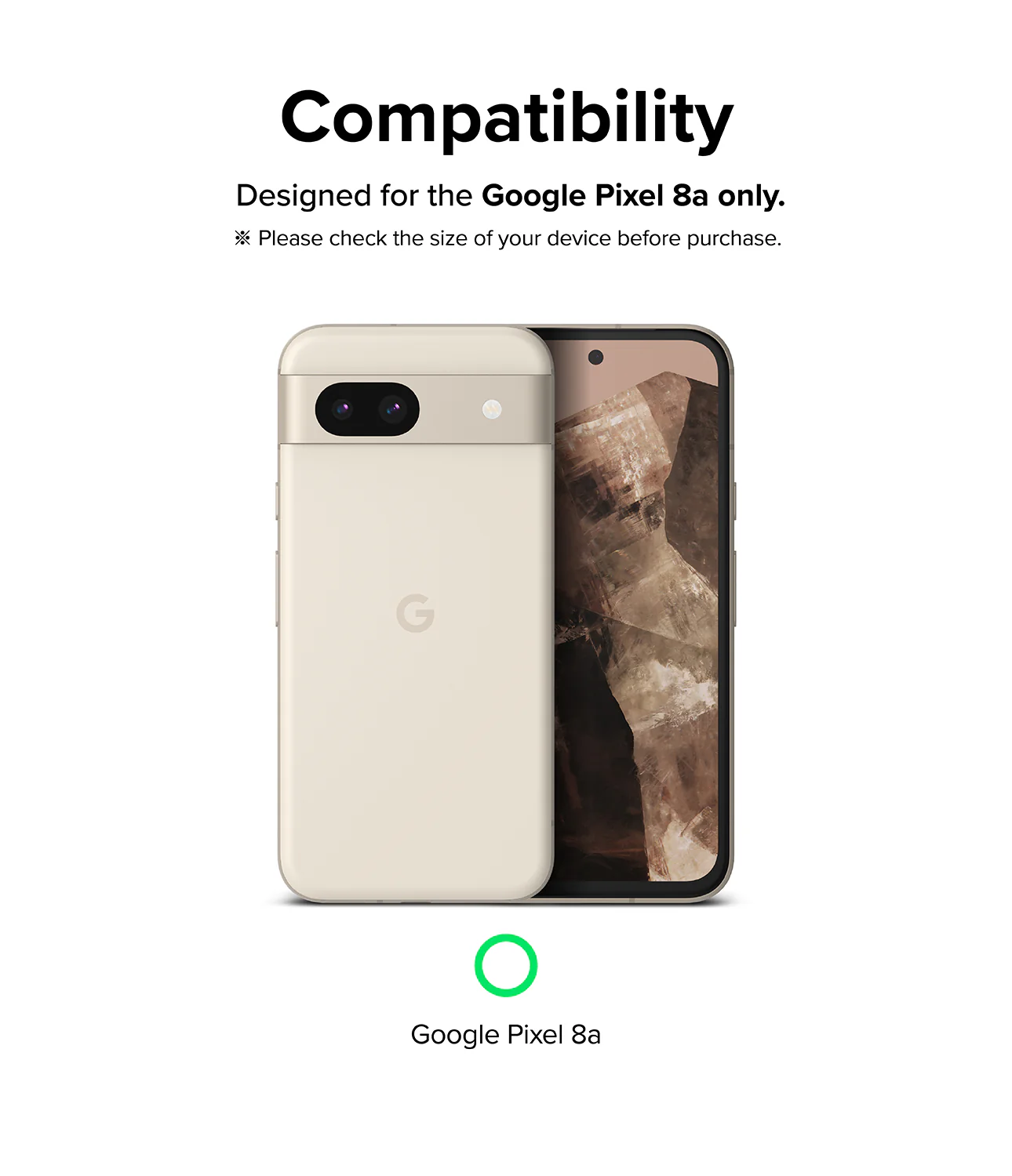 Google Pixel 8a Screen Protector | Dual Easy Film - Image 3