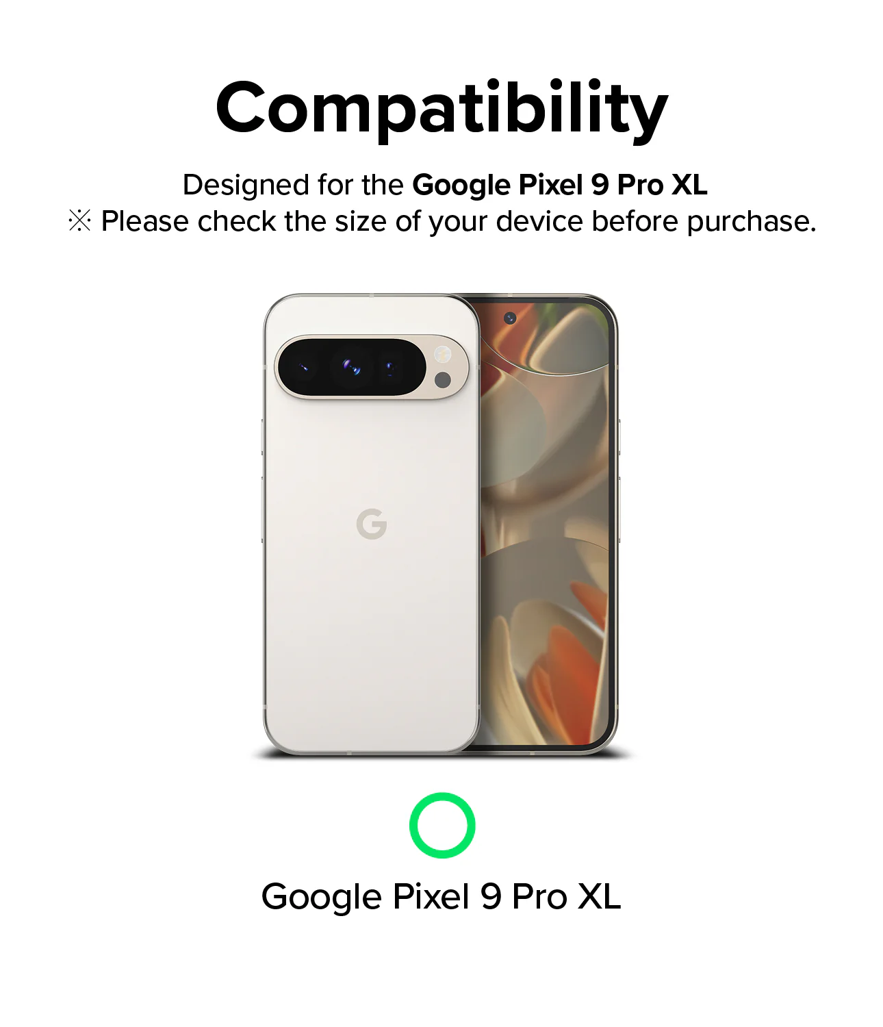 Google Pixel 9 Pro XL Screen Protector | Easy Slide Tempered Glass - Image 3
