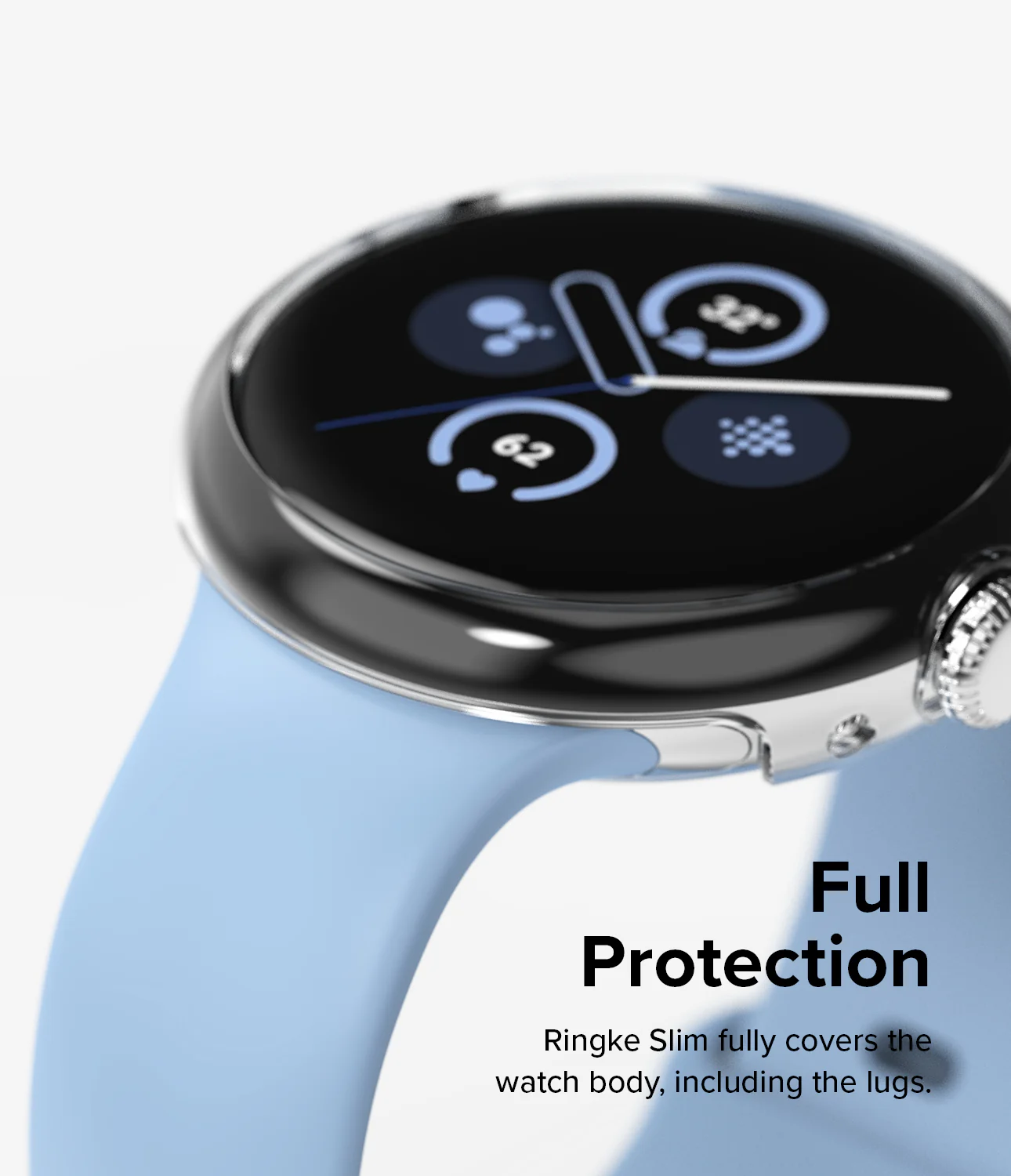 Google Pixel Watch 2 | Slim (2P) - Clear/Matte Black - Image 10