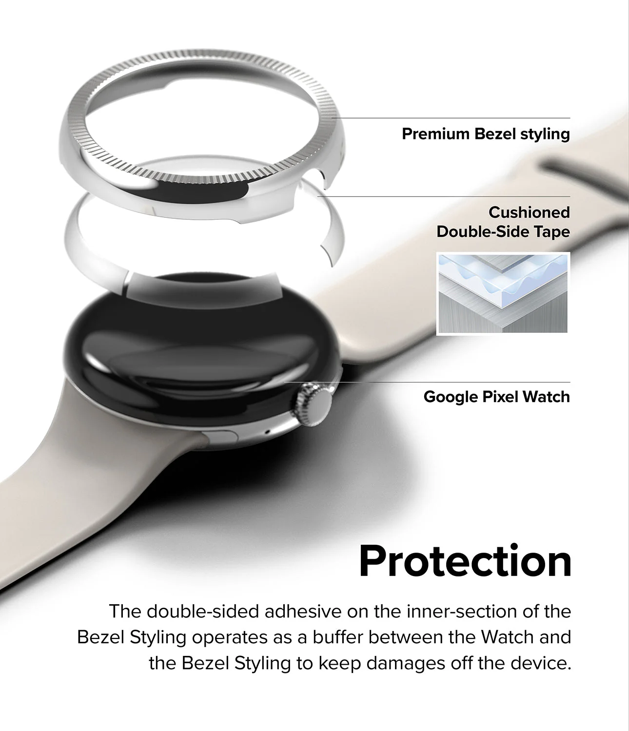 Google Pixel Watch 41mm | Premium Bezel Styling - Image 35
