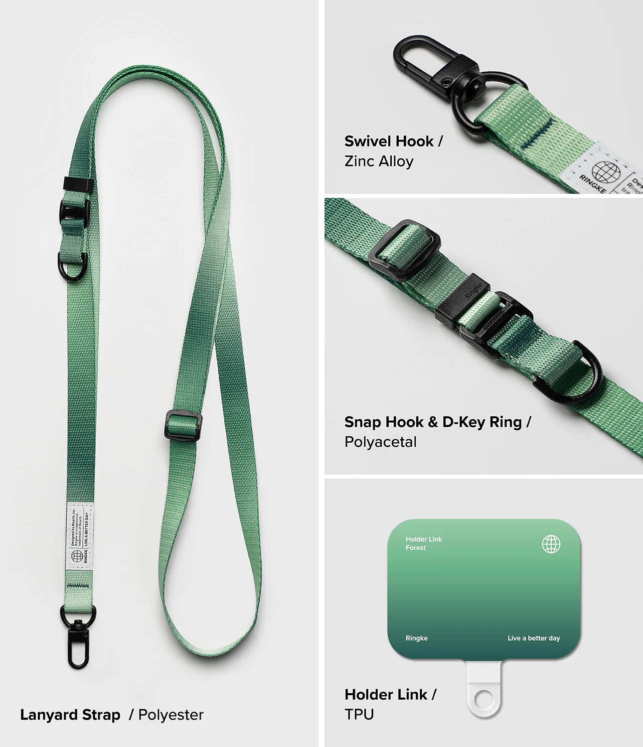 Holder Link & Snap Hook Lanyard Strap - Image 8