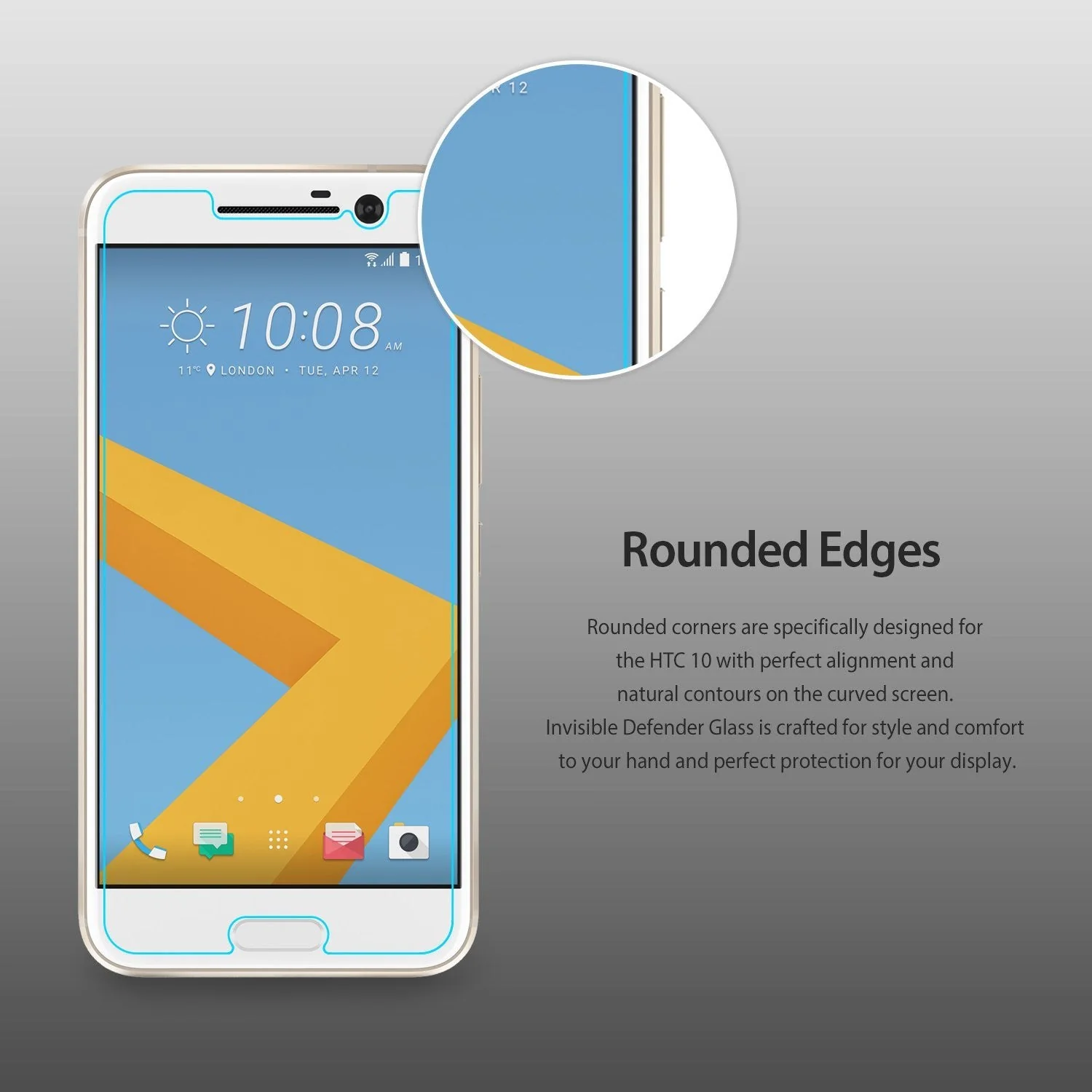 HTC 10 Screen Protector | Invisible Defender - Image 5