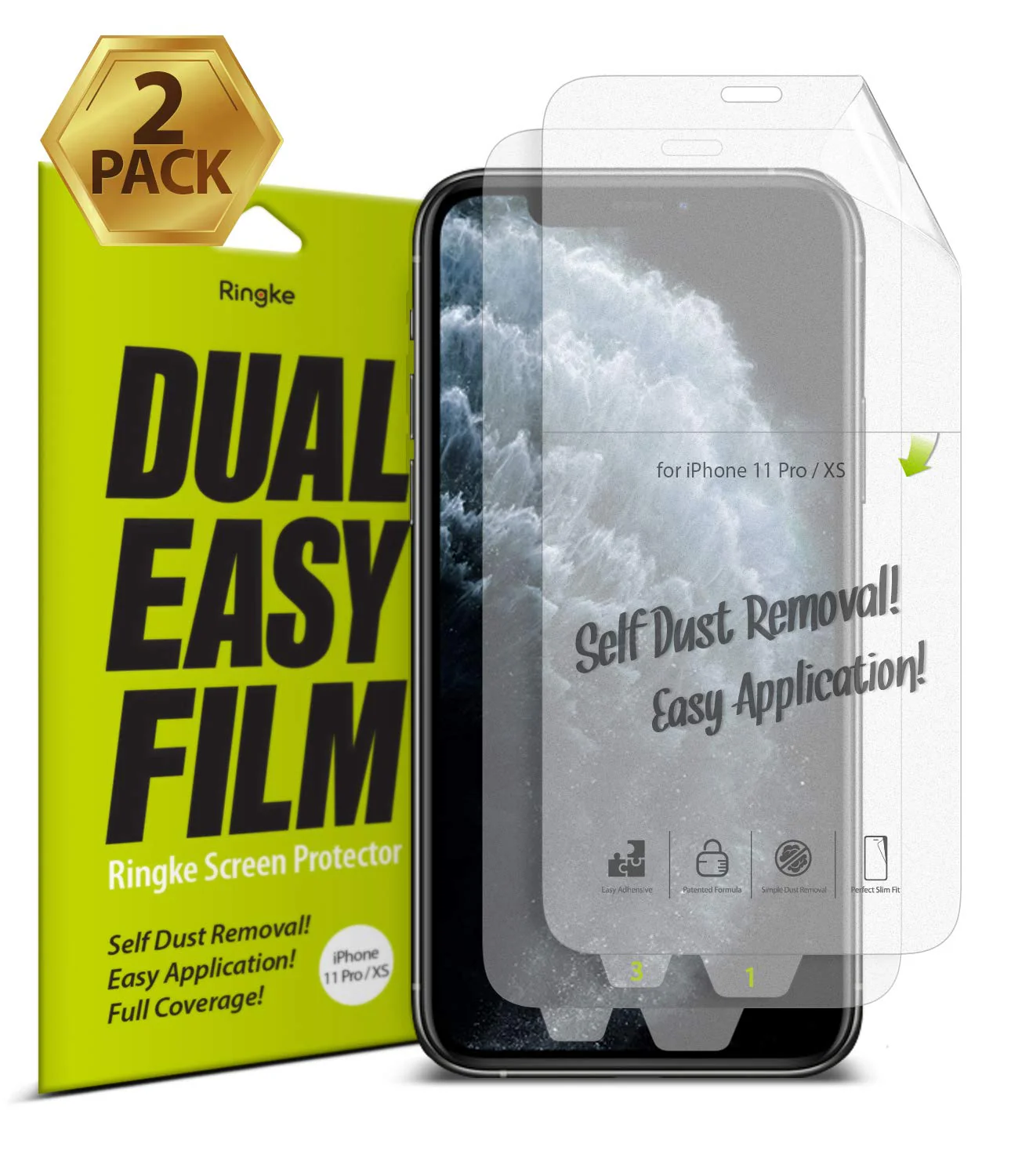 iPhone 11 Pro Screen Protector | Dual Easy Film