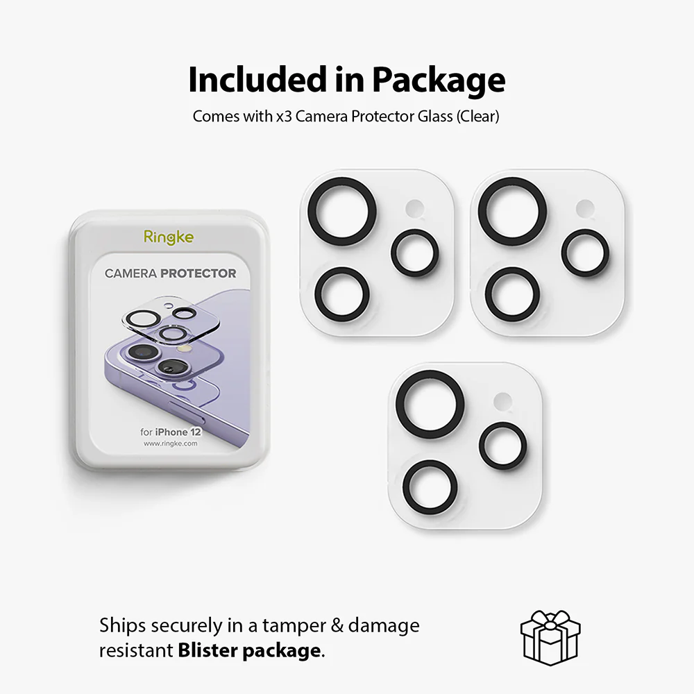 iPhone 12 | Camera Protector Glass [3 Pack] - Image 13