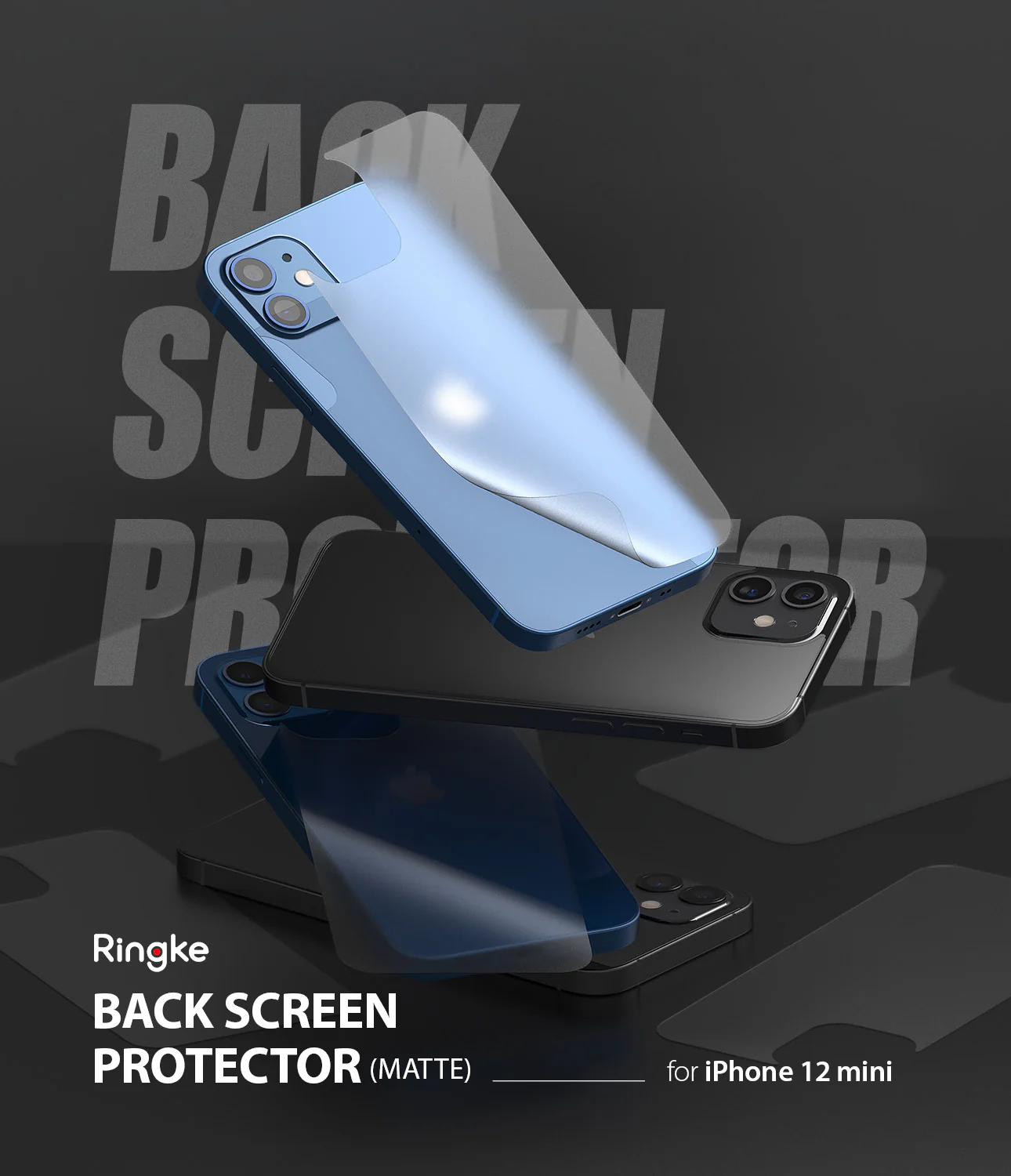 iPhone 12 Mini Back Screen Protector | Invisible Defender - Image 2