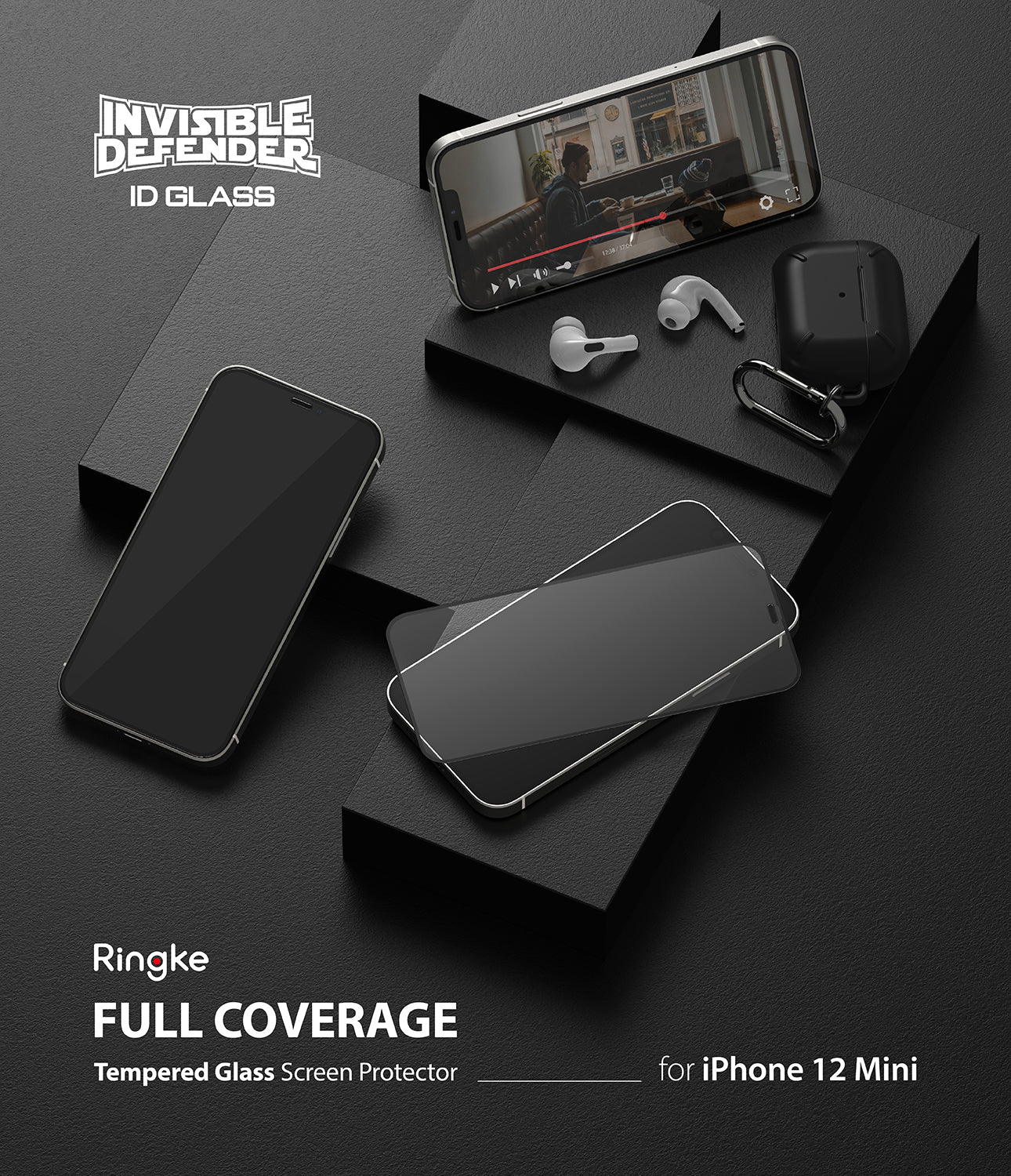 iPhone 12 Mini Screen Protector | Invisible Defender Glass - Image 2