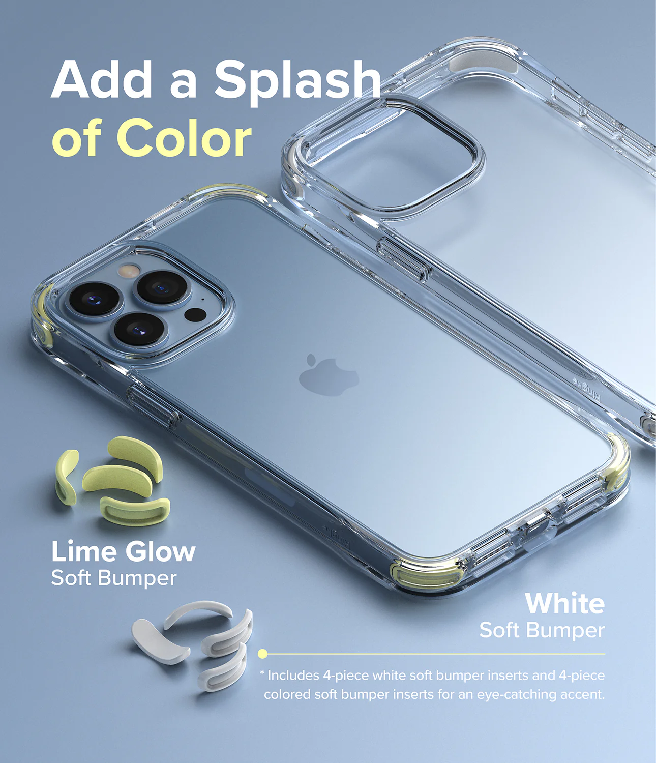 iPhone 13 Pro Max Case | Fusion Plus - White/Lime Glow - Image 5