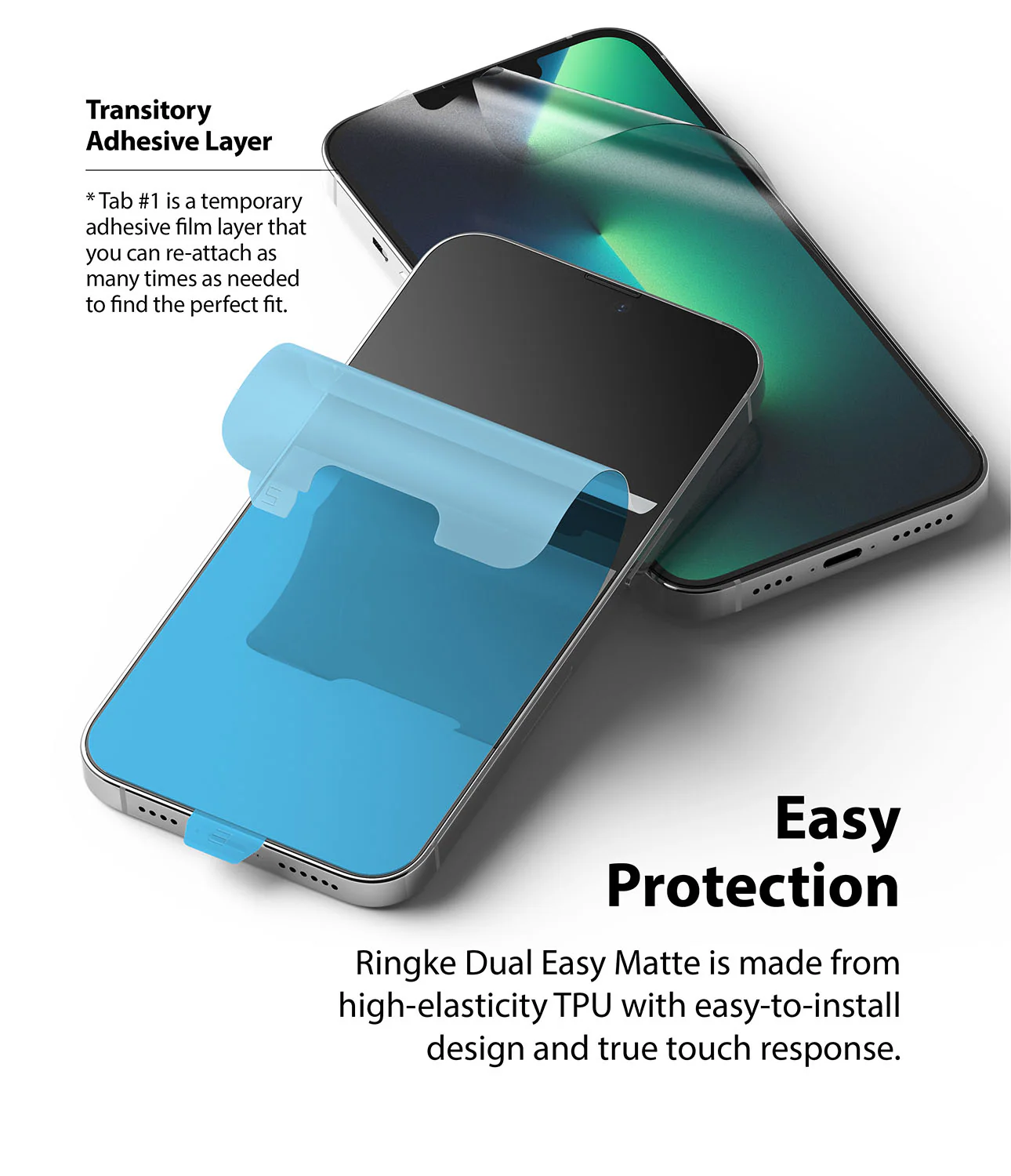 iPhone 13 Pro Max Screen Protector | Dual Easy Film Matte - Image 5