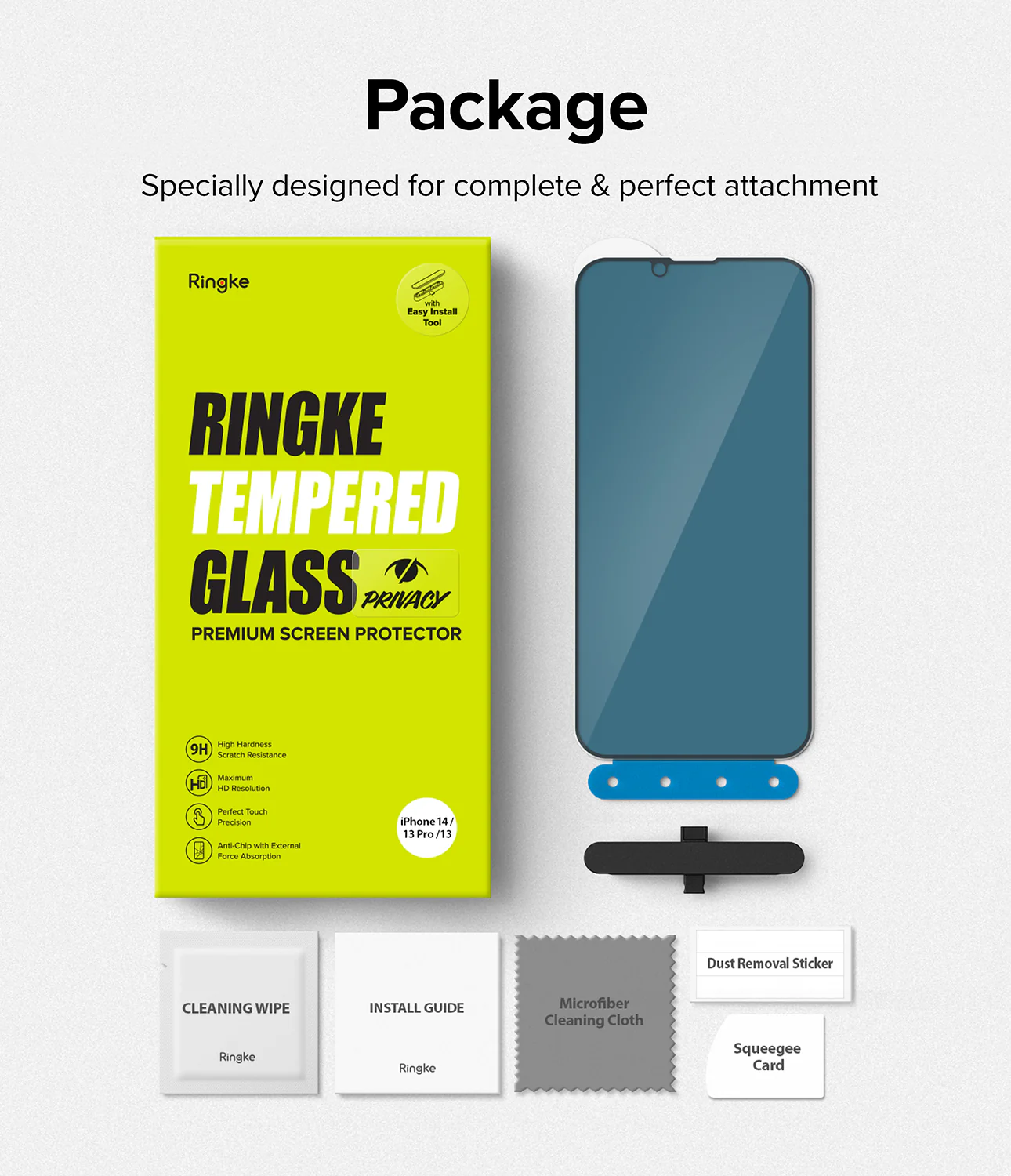 iPhone 14 / 13 Pro / 13 Screen Protector | Privacy Glass - Image 15