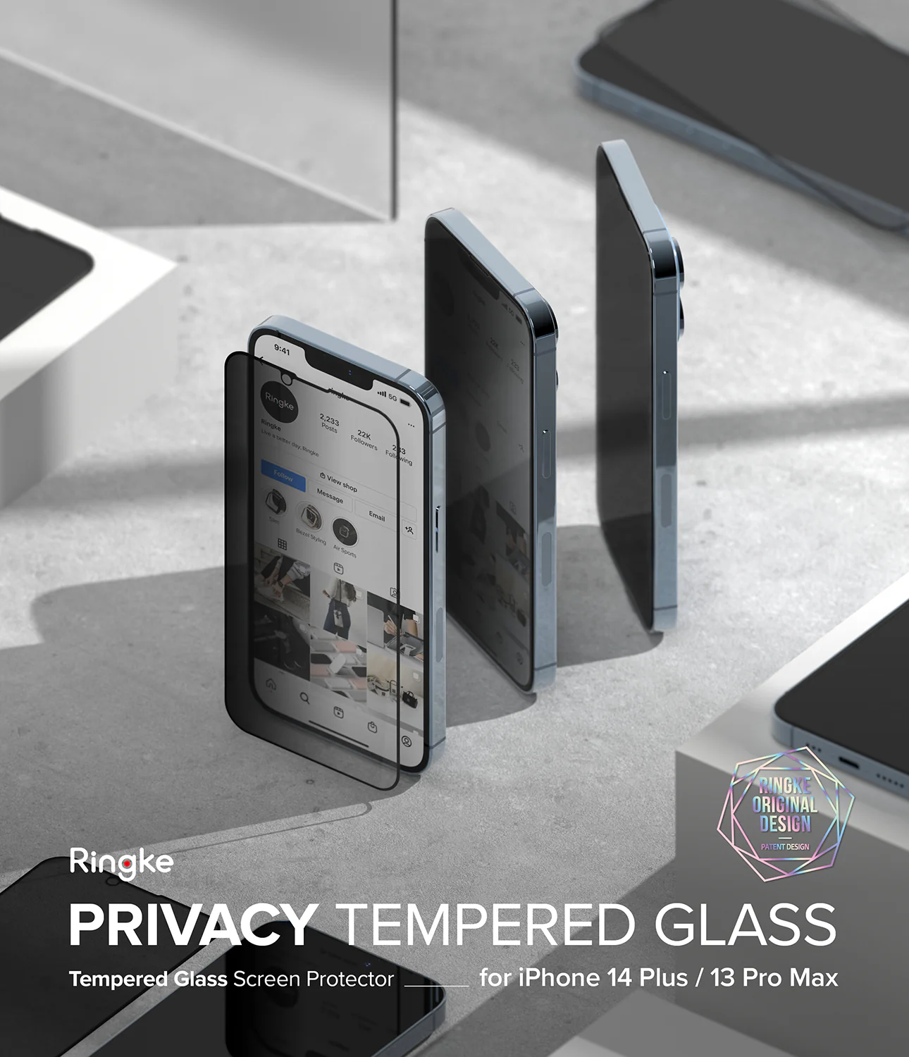 iPhone 14 Plus / 13 Pro Max Screen Protector | Privacy Glass - Image 3