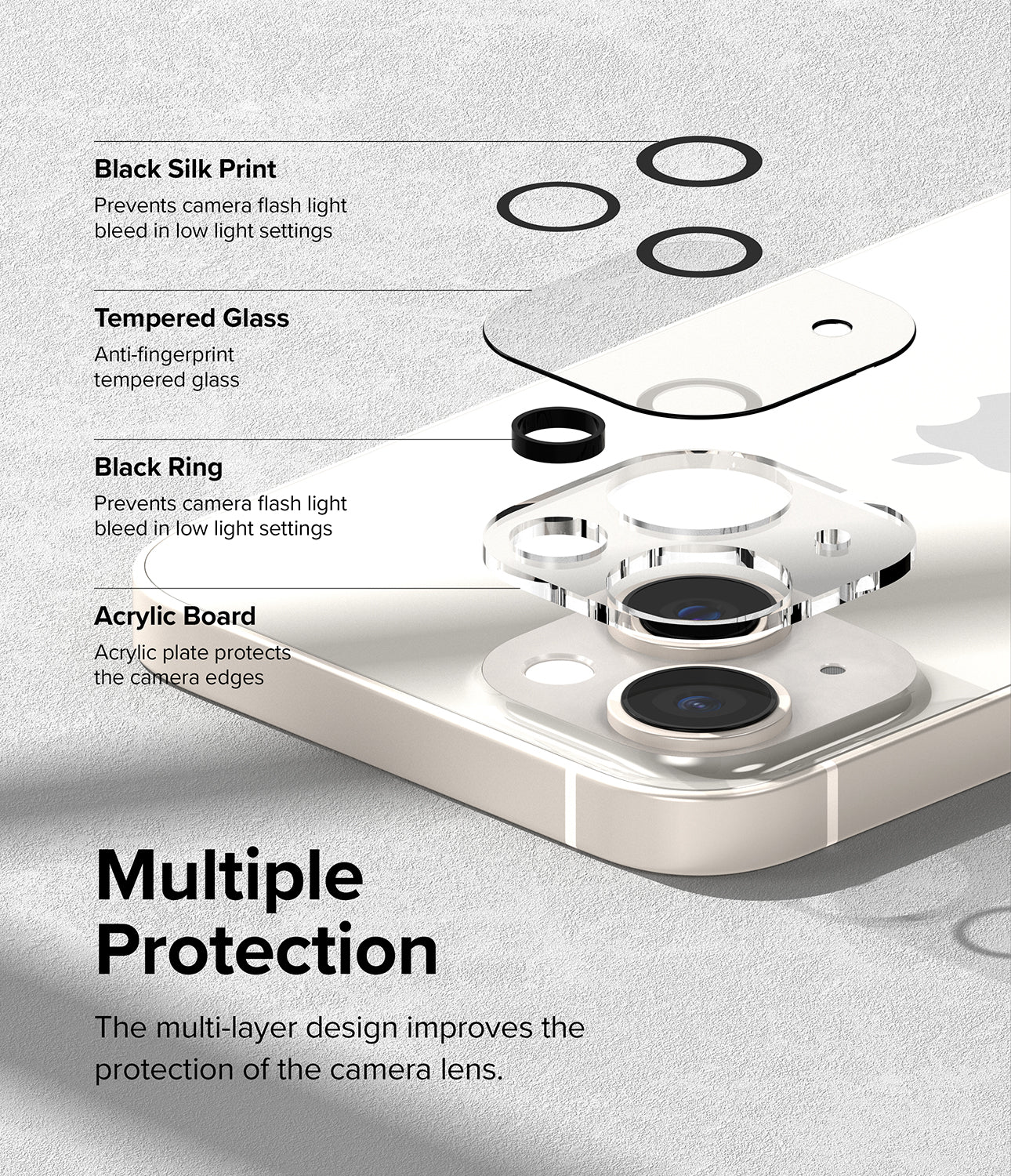 iPhone 14 Plus / 14 | Camera Protector Glass [3 Pack] - Image 5