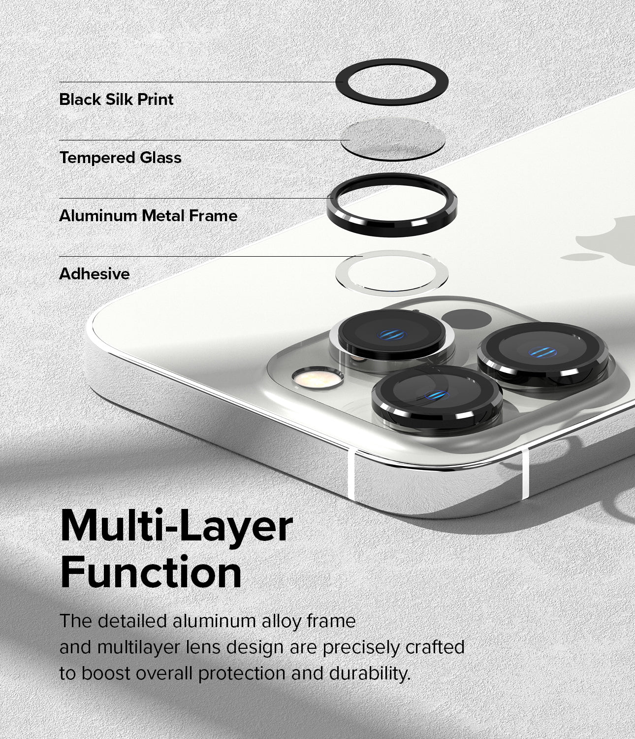 iPhone 14 Pro Max / 14 Pro | Camera Lens Frame Glass - Image 5