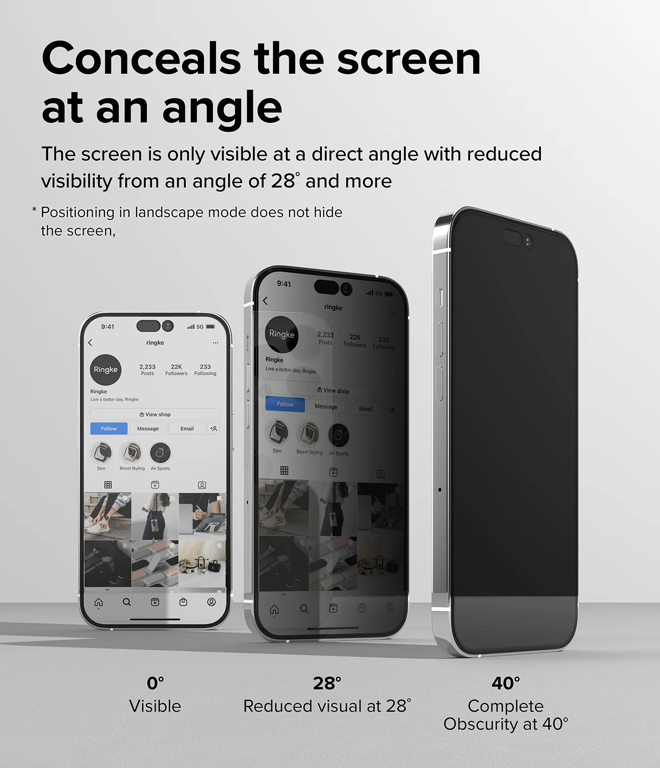 iPhone 14 Pro Screen Protector | Privacy Glass - Image 5