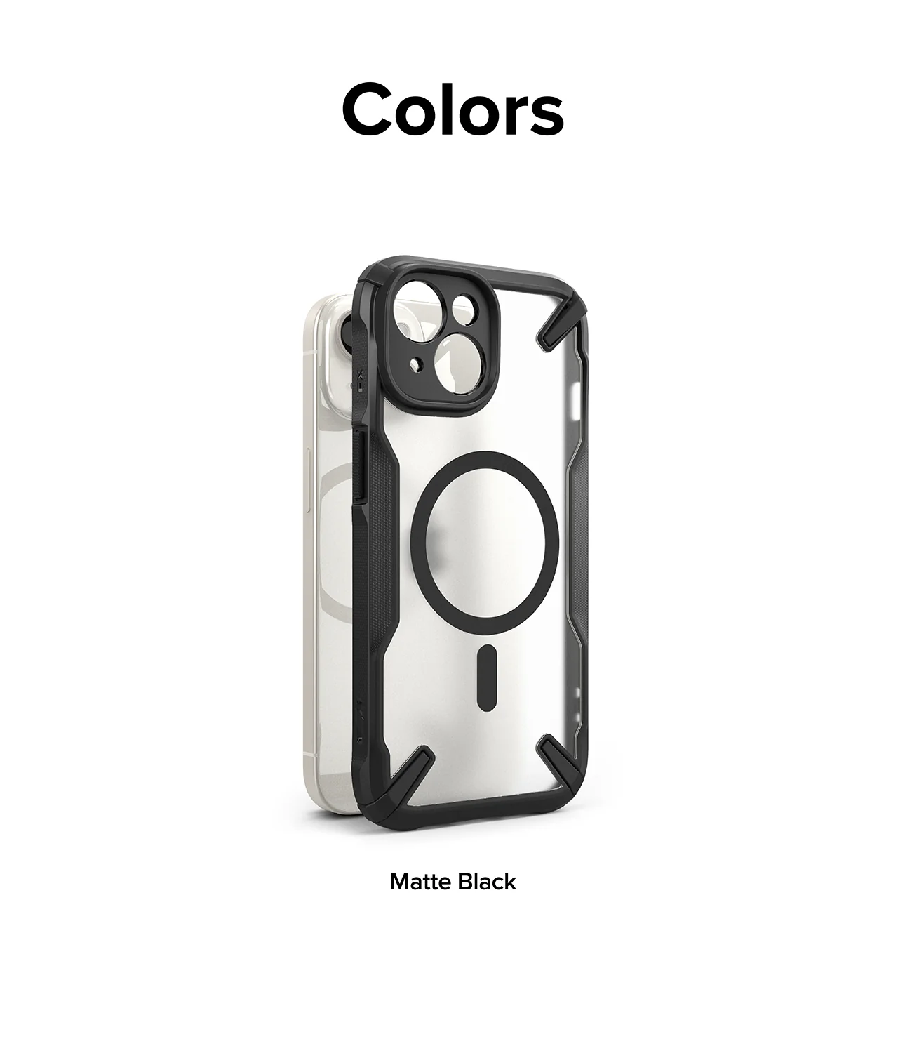 iPhone 15 Plus Case | Fusion-X Magnetic Matte Black - Image 17