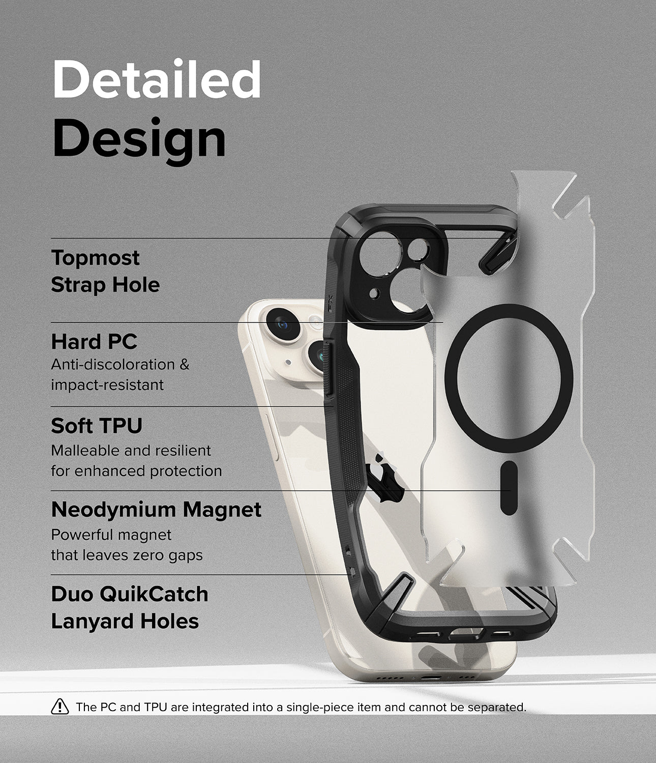 iPhone 15 Plus Case | Fusion-X Magnetic Matte Black - Image 4