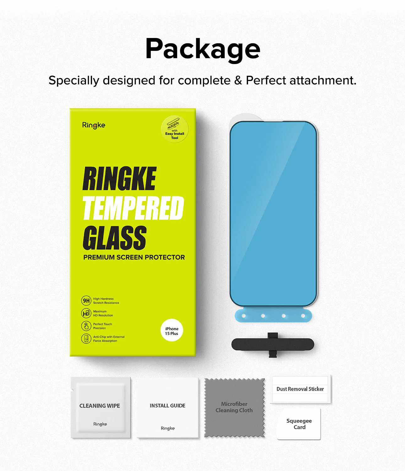 iPhone 15 Plus Screen Protector | Full Cover Glass - Image 13