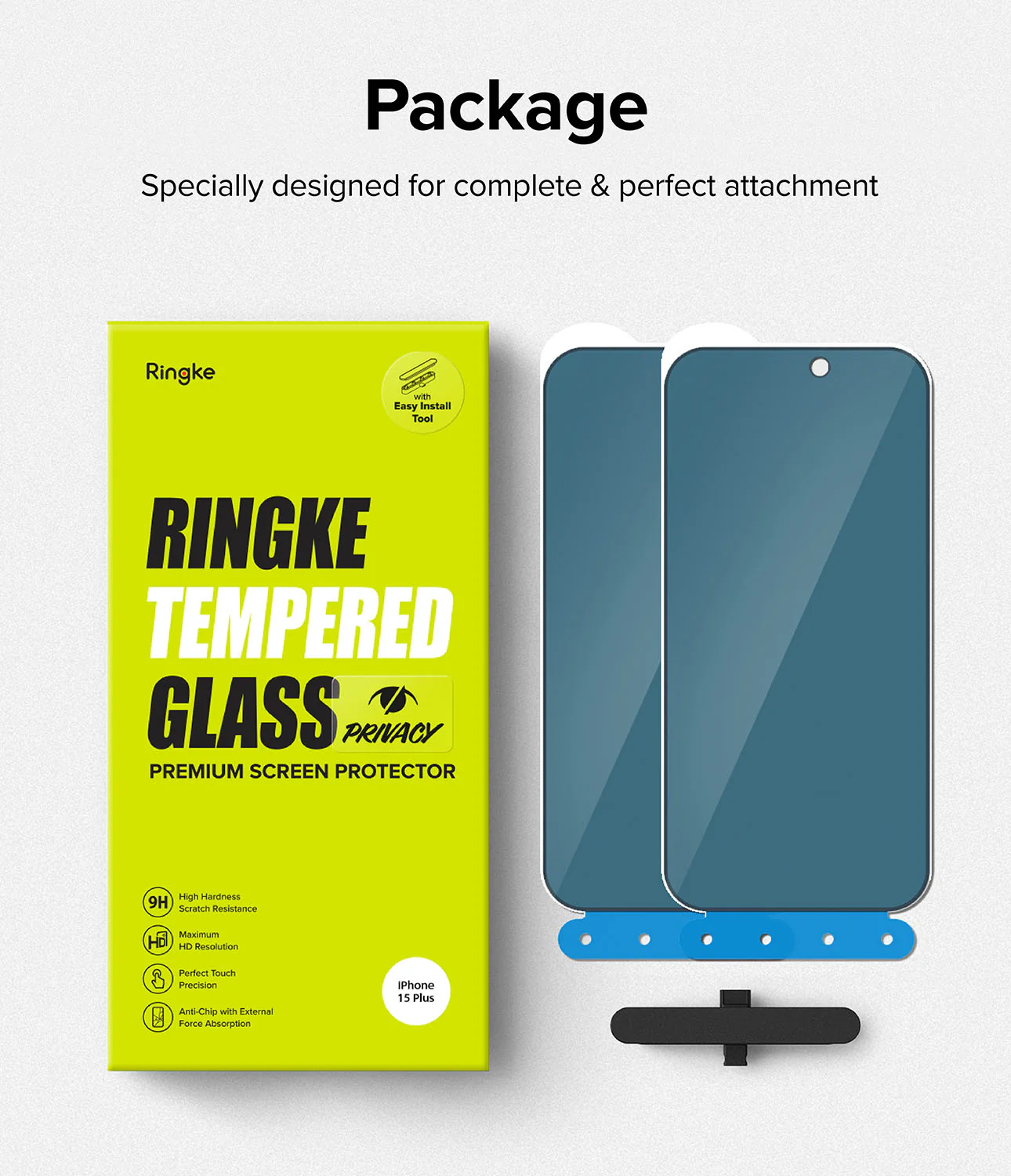 iPhone 15 Plus Screen Protector | Privacy Glass - Image 14