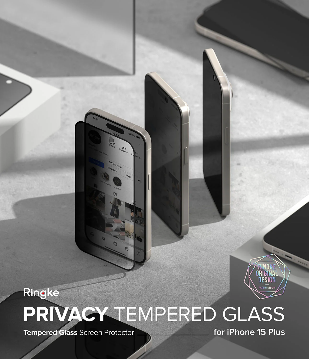 iPhone 15 Plus Screen Protector | Privacy Glass - Image 2