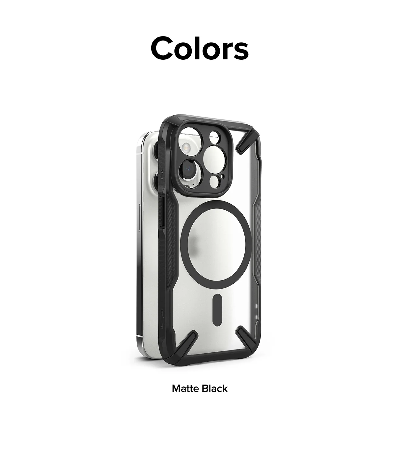 iPhone 15 Pro Case | Fusion-X Magnetic Matte Black - Image 16