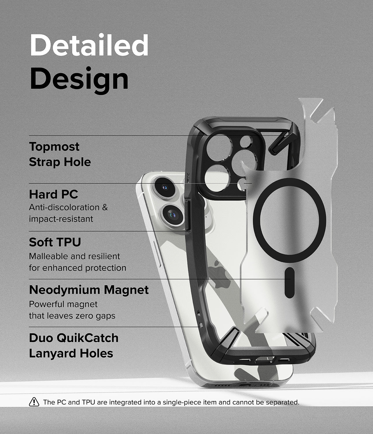 iPhone 15 Pro Max Case | Fusion-X Magnetic Matte Black - Image 4