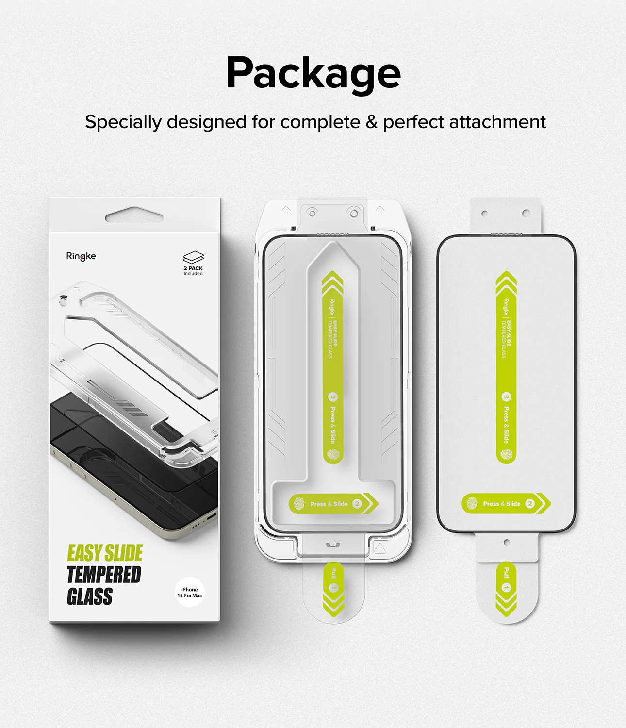 iPhone 15 Pro Max Screen Protector | Easy Slide Tempered Glass - Image 15