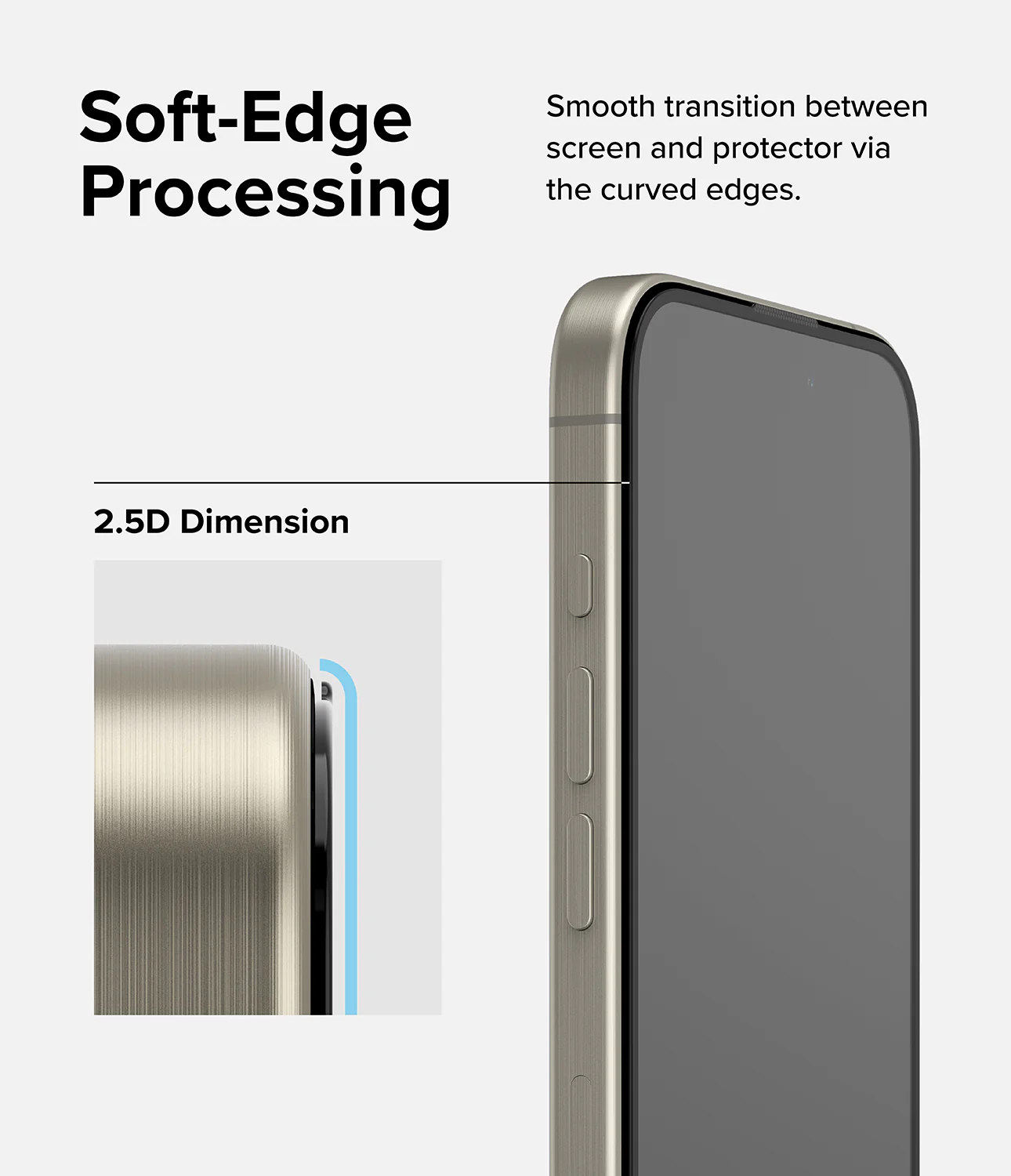 iPhone 15 Pro Screen Protector | Easy Slide Tempered Glass - Image 8