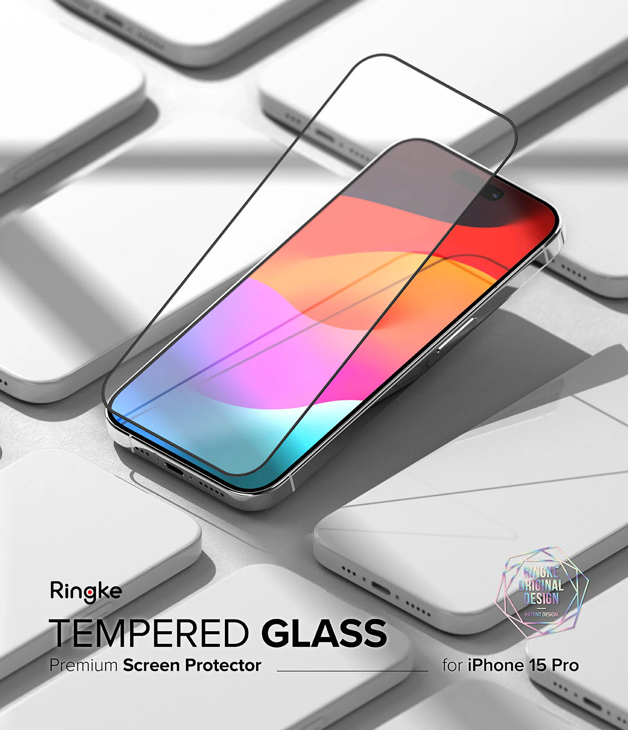 iPhone 15 Pro Screen Protector | Full Cover Glass - Image 2