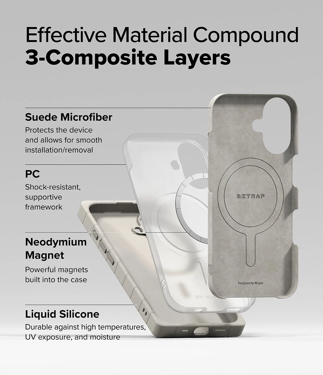 iPhone 16 Case | Bitmap Silicone Magnetic - Image 24