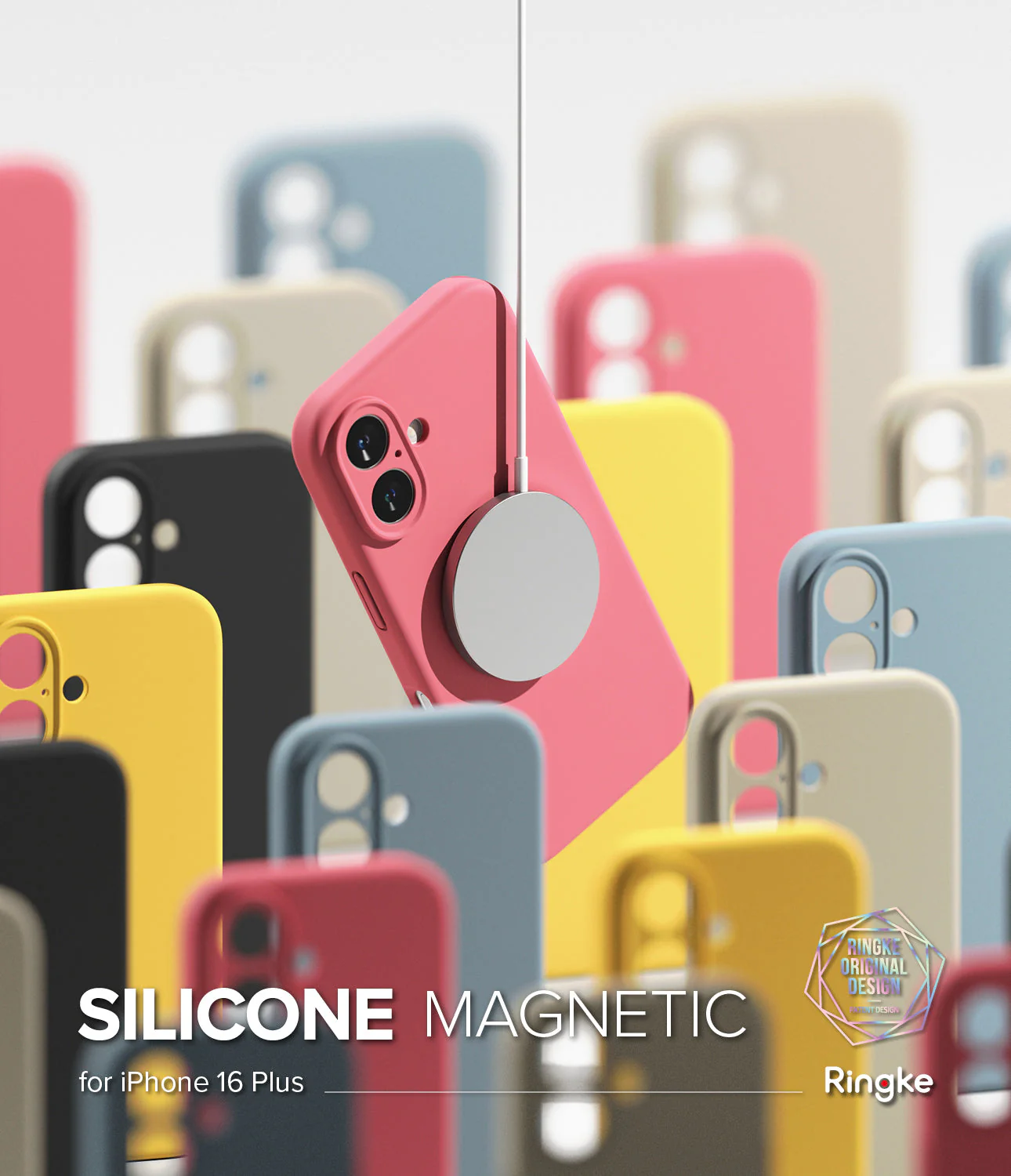iPhone 16 Plus Case | Silicone Magnetic - Image 2