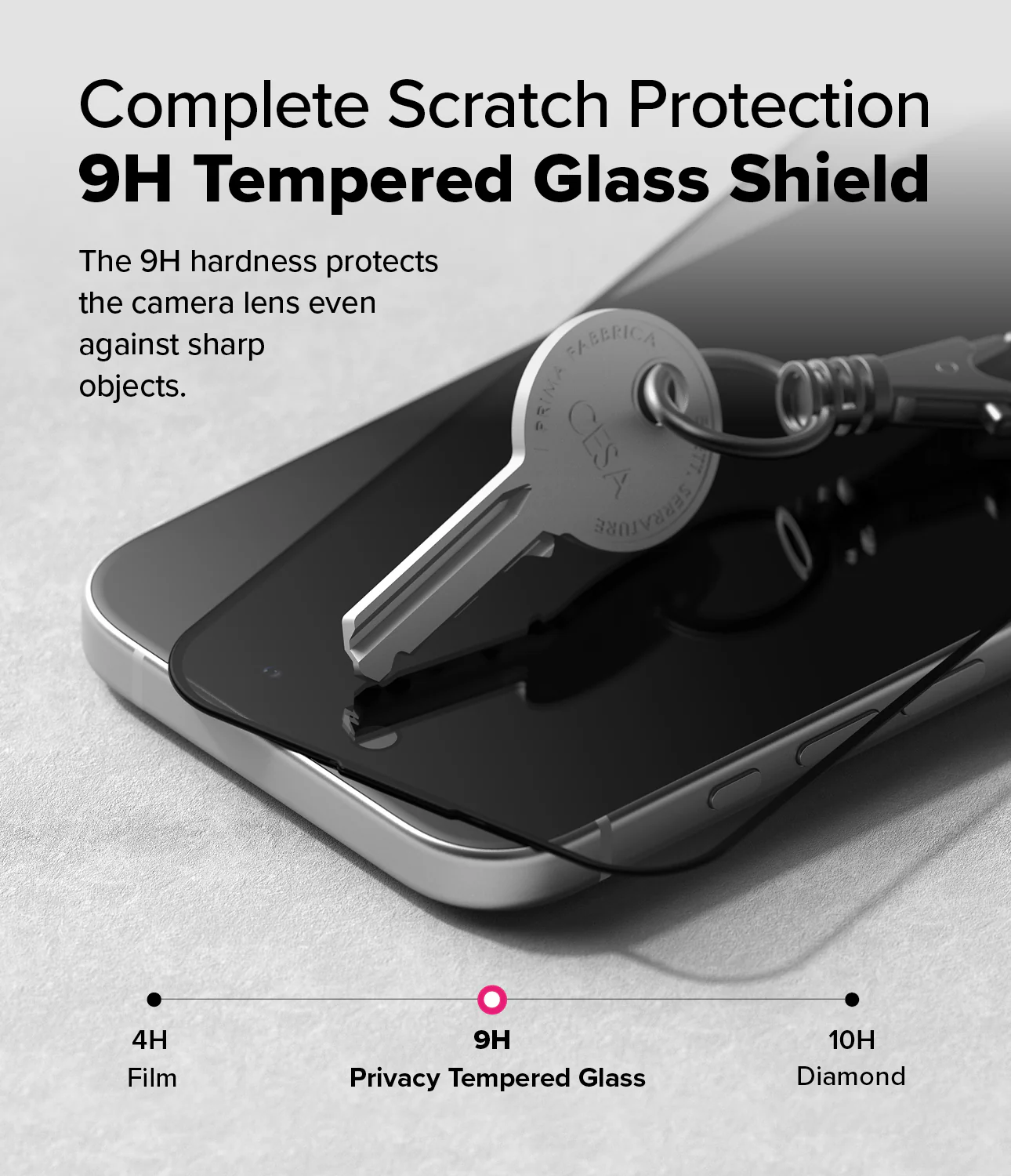 iPhone 16 Plus / 15 Plus Screen Protector | Easy Slide Privacy Tempered Glass - Image 9