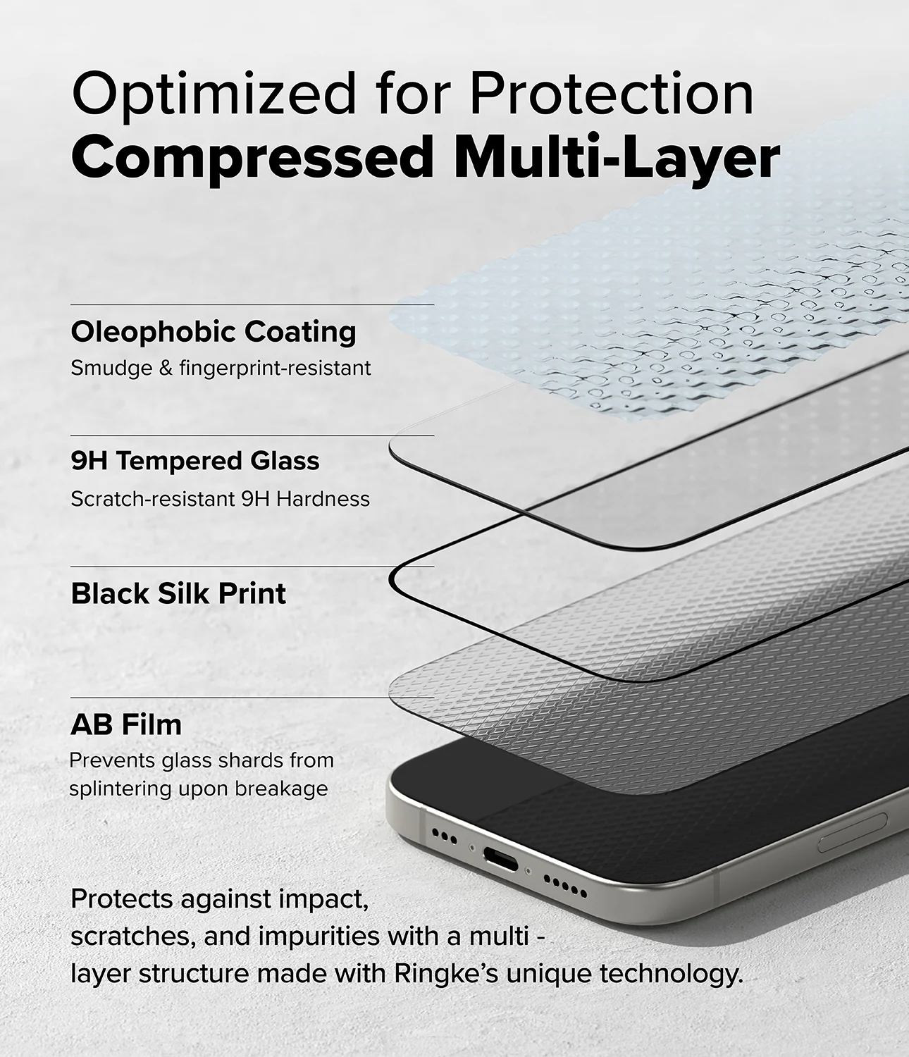 iPhone 16 Plus / 15 Plus Screen Protector | Easy Slide Tempered Glass - Image 10