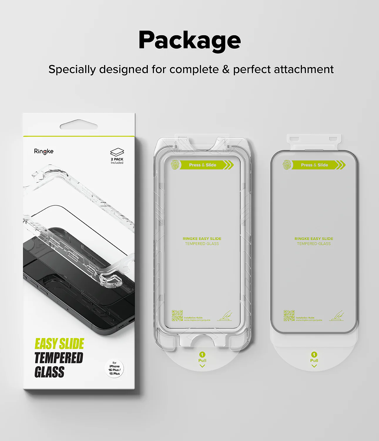 iPhone 16 Plus / 15 Plus Screen Protector | Easy Slide Tempered Glass - Image 16