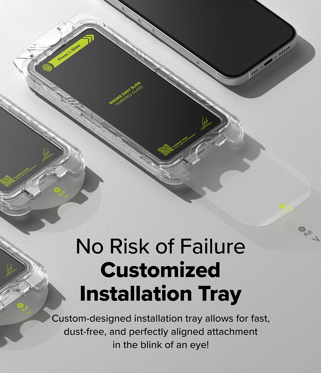 iPhone 16 Plus / 15 Plus Screen Protector | Easy Slide Tempered Glass - Image 4