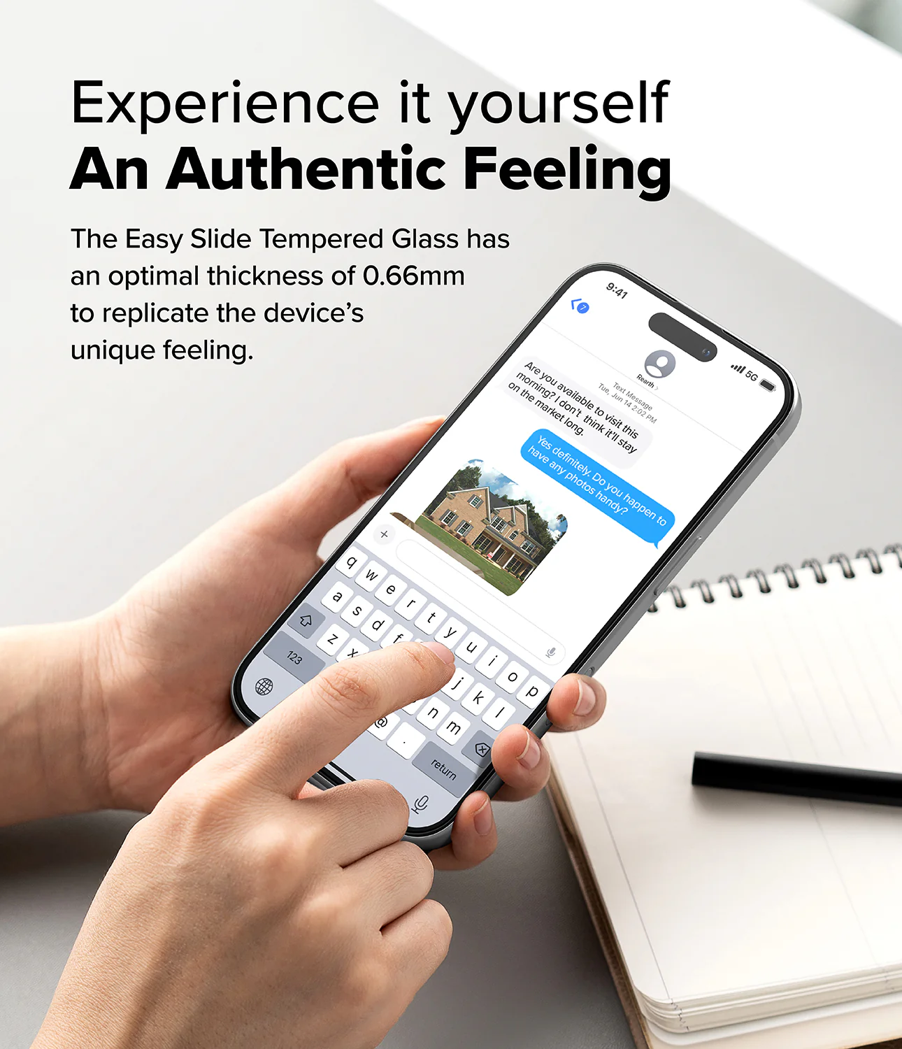 iPhone 16 Plus / 15 Plus Screen Protector | Easy Slide Tempered Glass - Image 8