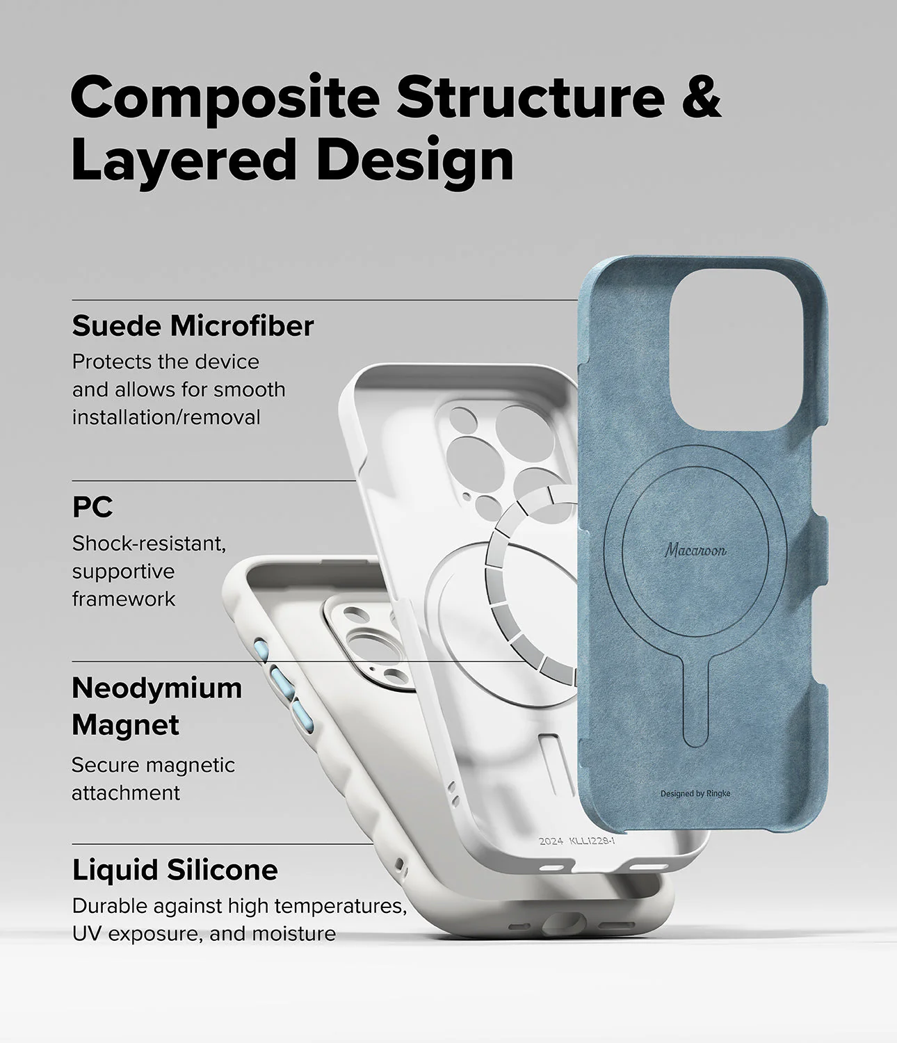 iPhone 16 Pro Case | Macaron Silicone Magnetic - Image 10