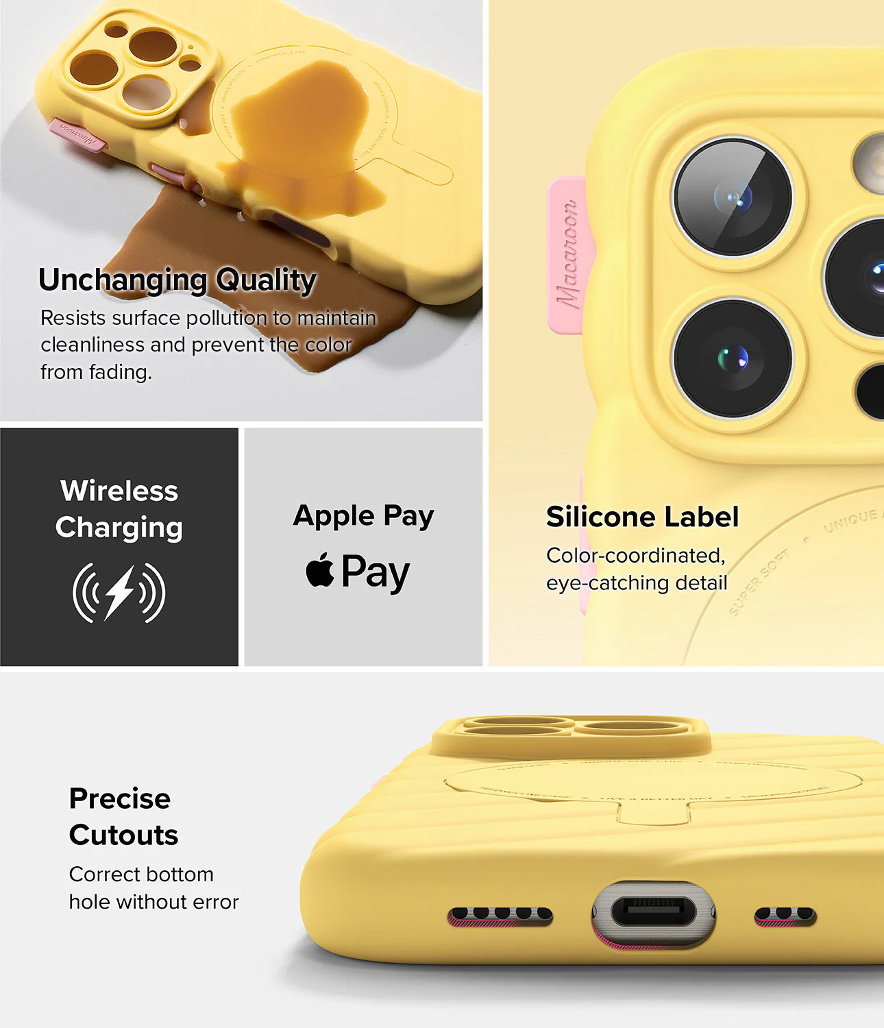 iPhone 16 Pro Case | Macaron Silicone Magnetic - Image 24