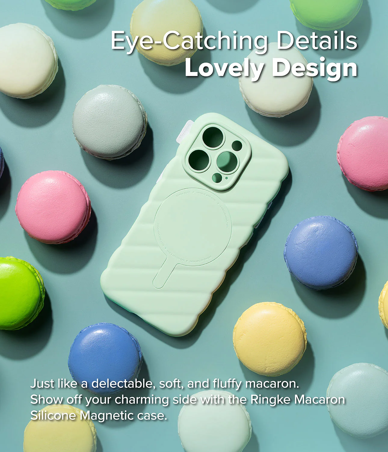 iPhone 16 Pro Case | Macaron Silicone Magnetic - Image 28