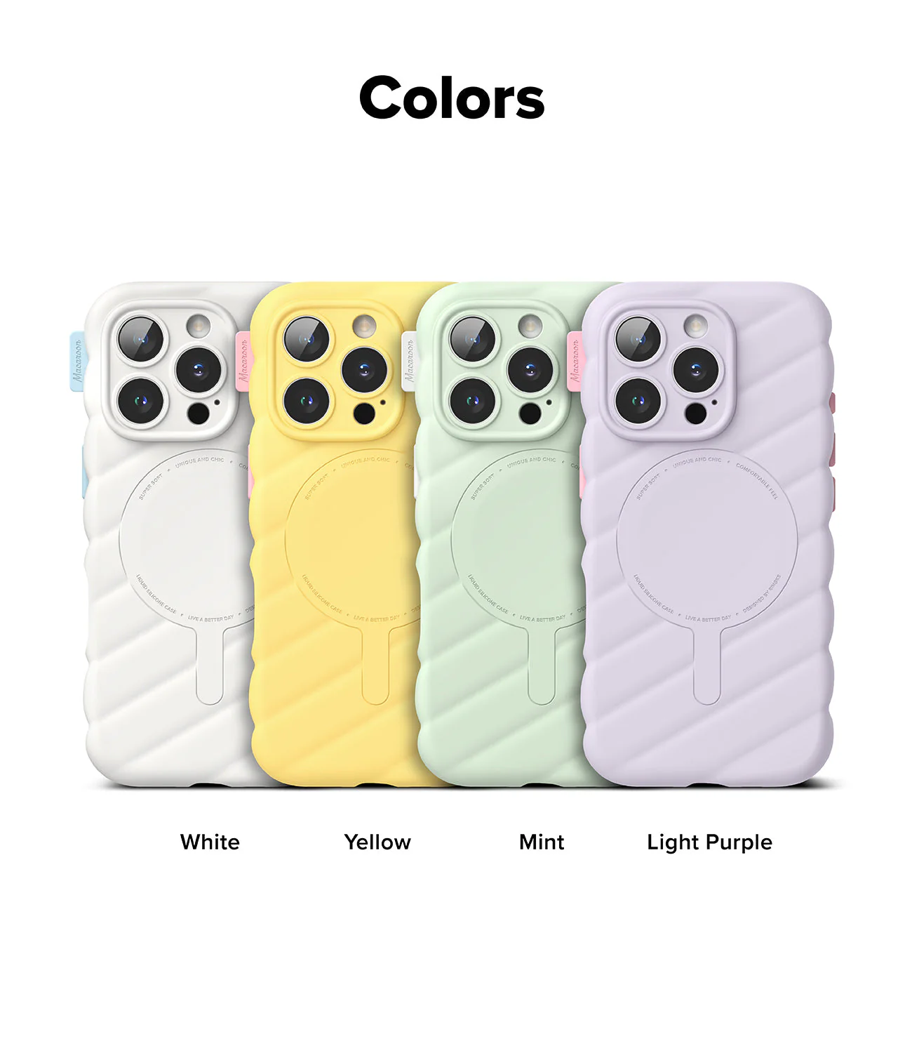 iPhone 16 Pro Case | Macaron Silicone Magnetic - Image 34
