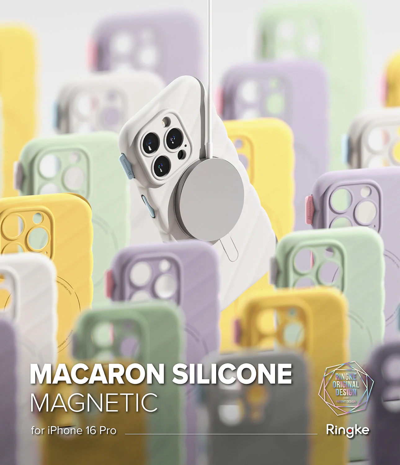 iPhone 16 Pro Case | Macaron Silicone Magnetic - Image 4
