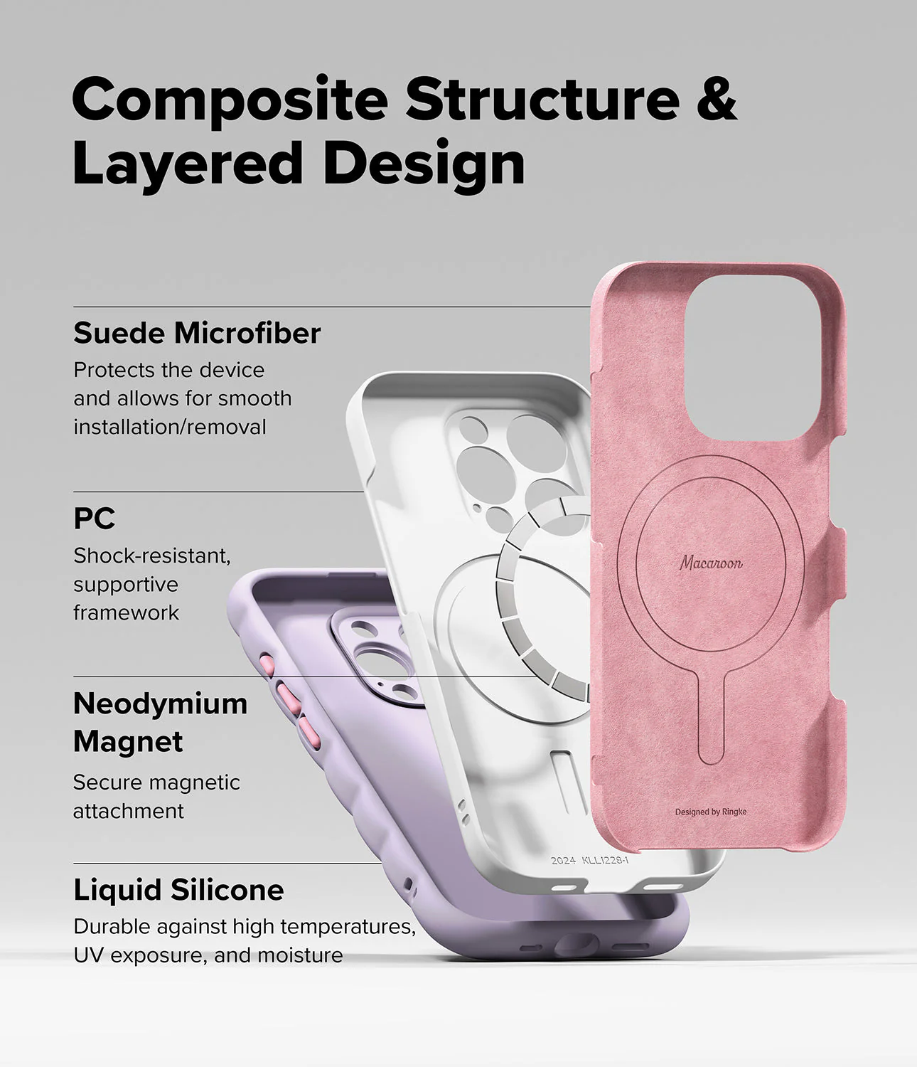 iPhone 16 Pro Case | Macaron Silicone Magnetic - Image 43