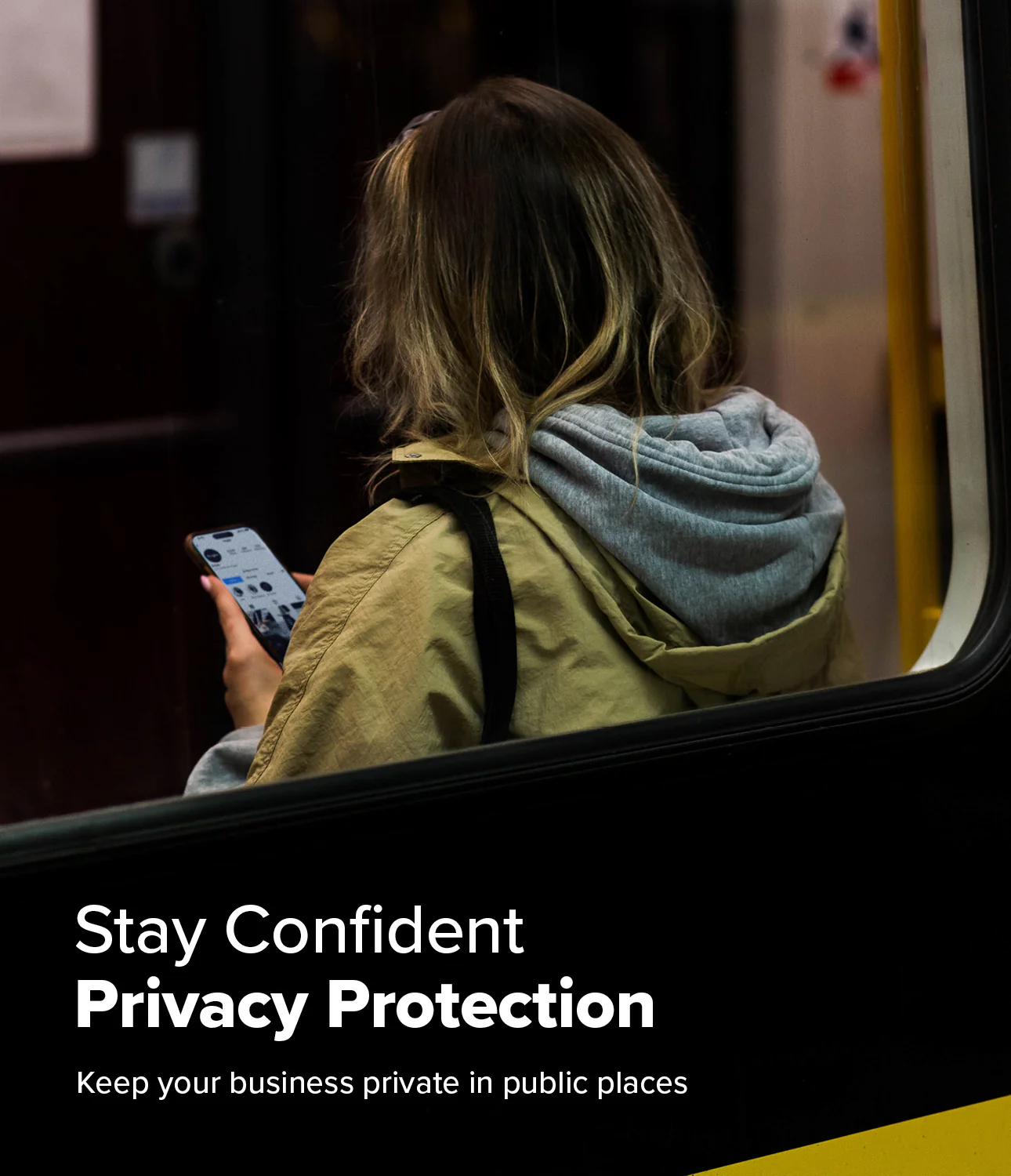 iPhone 16 Pro Max Screen Protector | Easy Slide Privacy Tempered Glass - Image 4