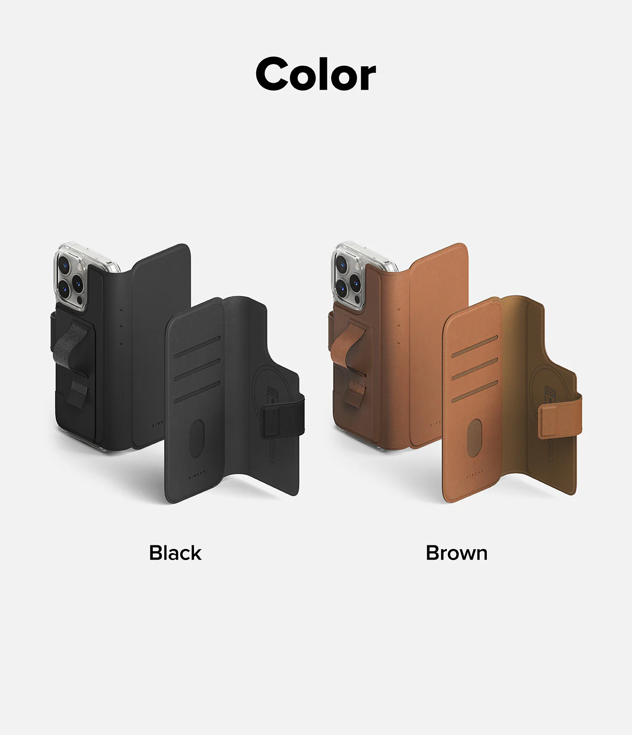 iPhone 16 Pro Max / Plus Cover | Folio Grip Wallet Magnetic - Image 14