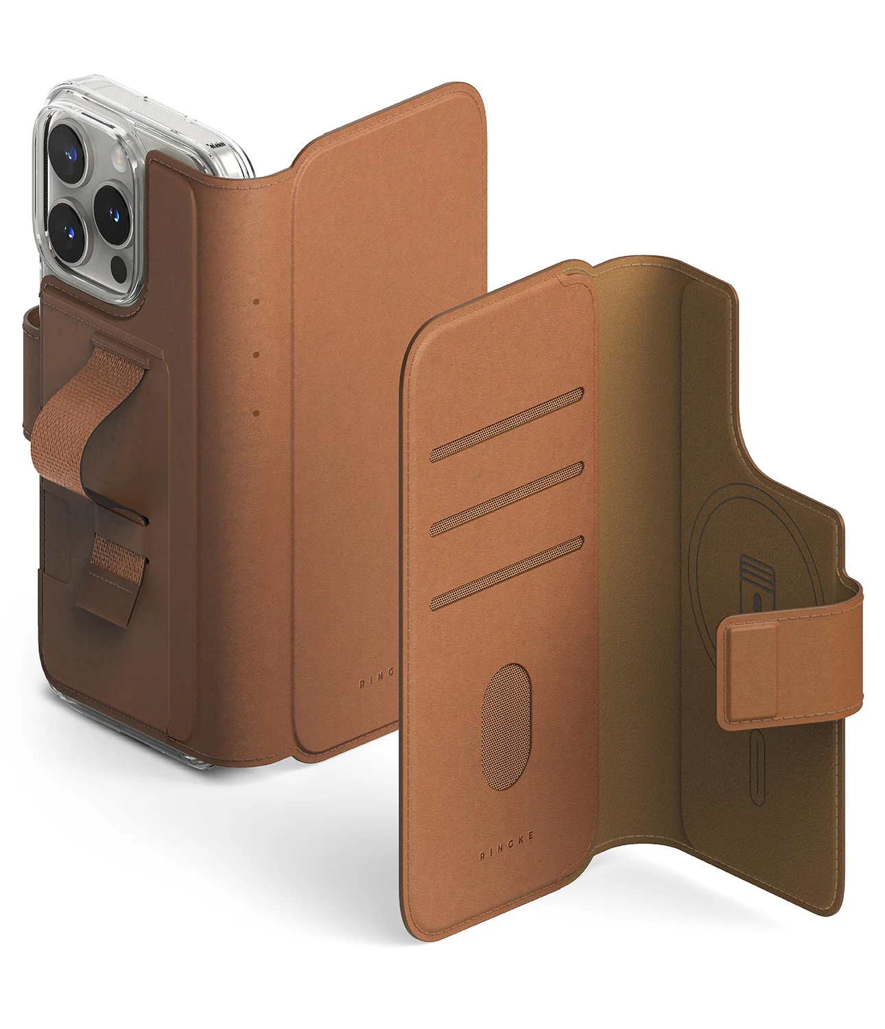 iPhone 16 Pro Max / Plus Cover | Folio Grip Wallet Magnetic - Image 18