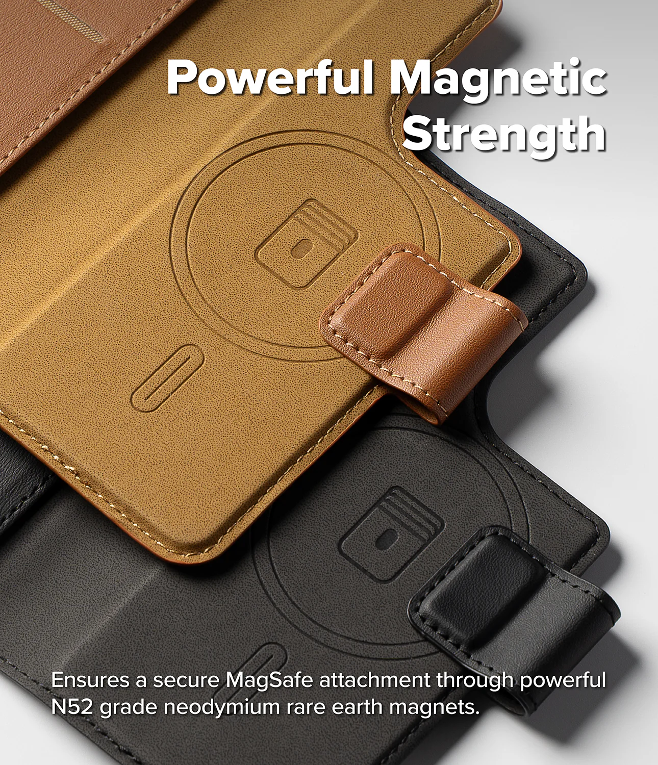 iPhone 16 Pro Max / Plus Cover | Folio Grip Wallet Magnetic - Image 23