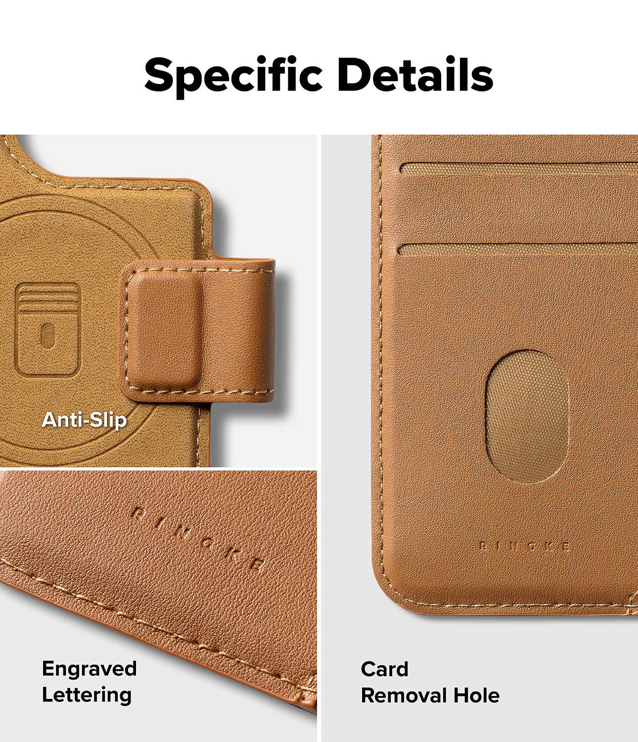 iPhone 16 Pro Max / Plus Cover | Folio Grip Wallet Magnetic - Image 30