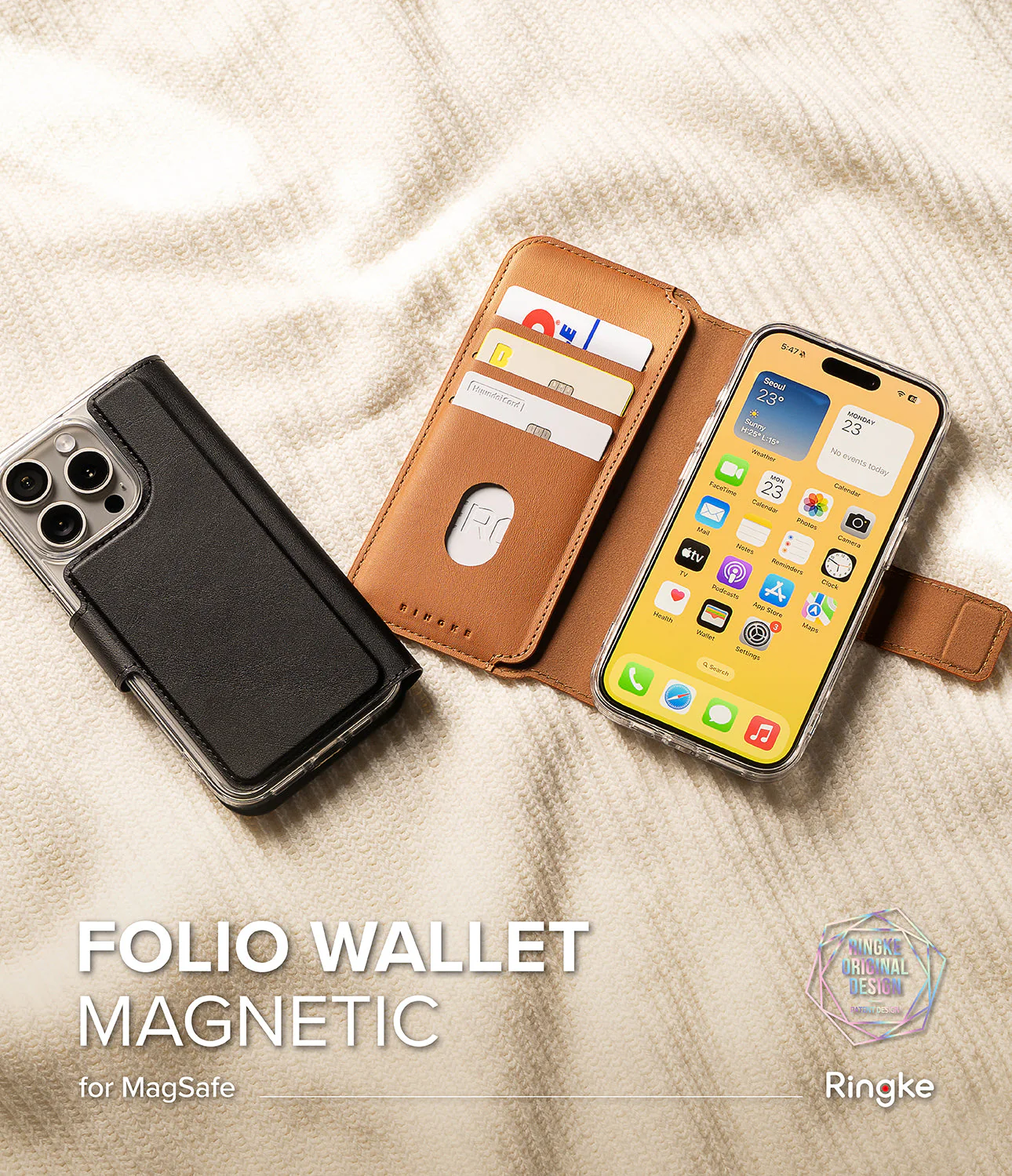 iPhone Pro Max & Plus MagSafe Cover | Folio Wallet Magnetic - Image 4
