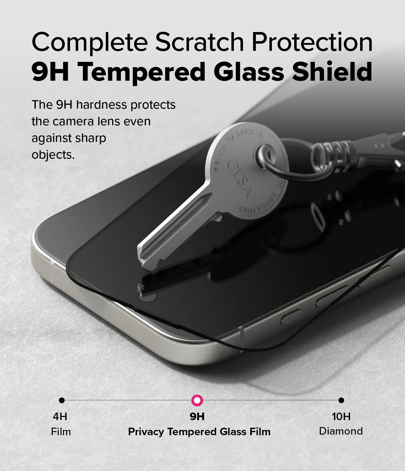 iPhone 16 Pro Screen Protector | Easy Slide Privacy Tempered Glass - Image 9