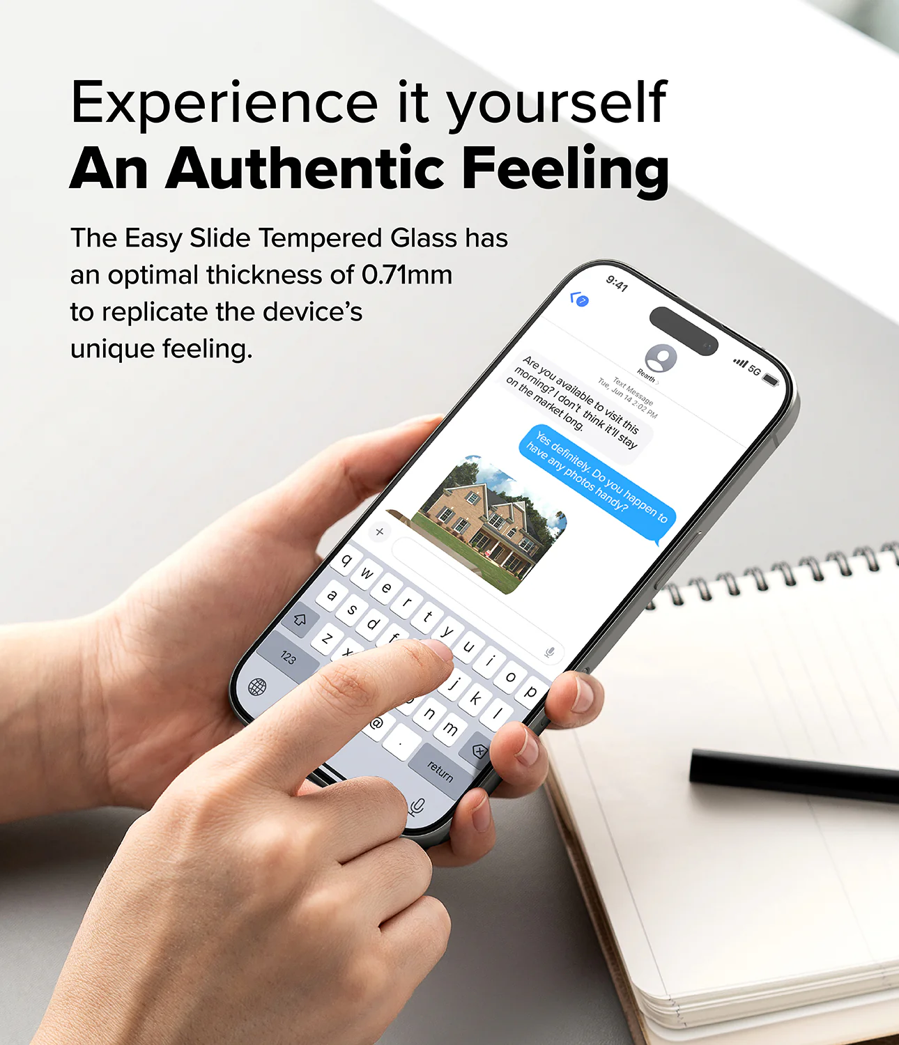 iPhone 16 Pro Screen Protector | Easy Slide Tempered Glass - Image 8