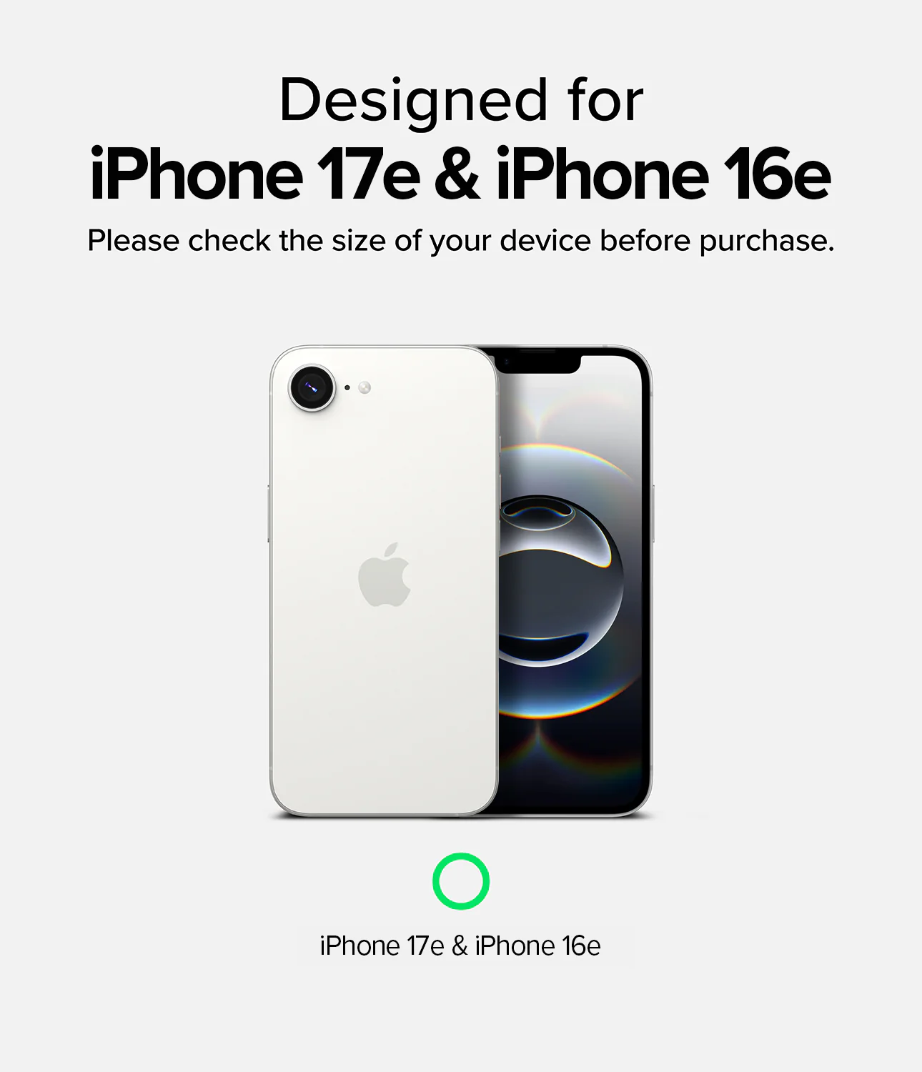 iPhone 17e / 16e | Camera Lens Frame Glass - Image 3
